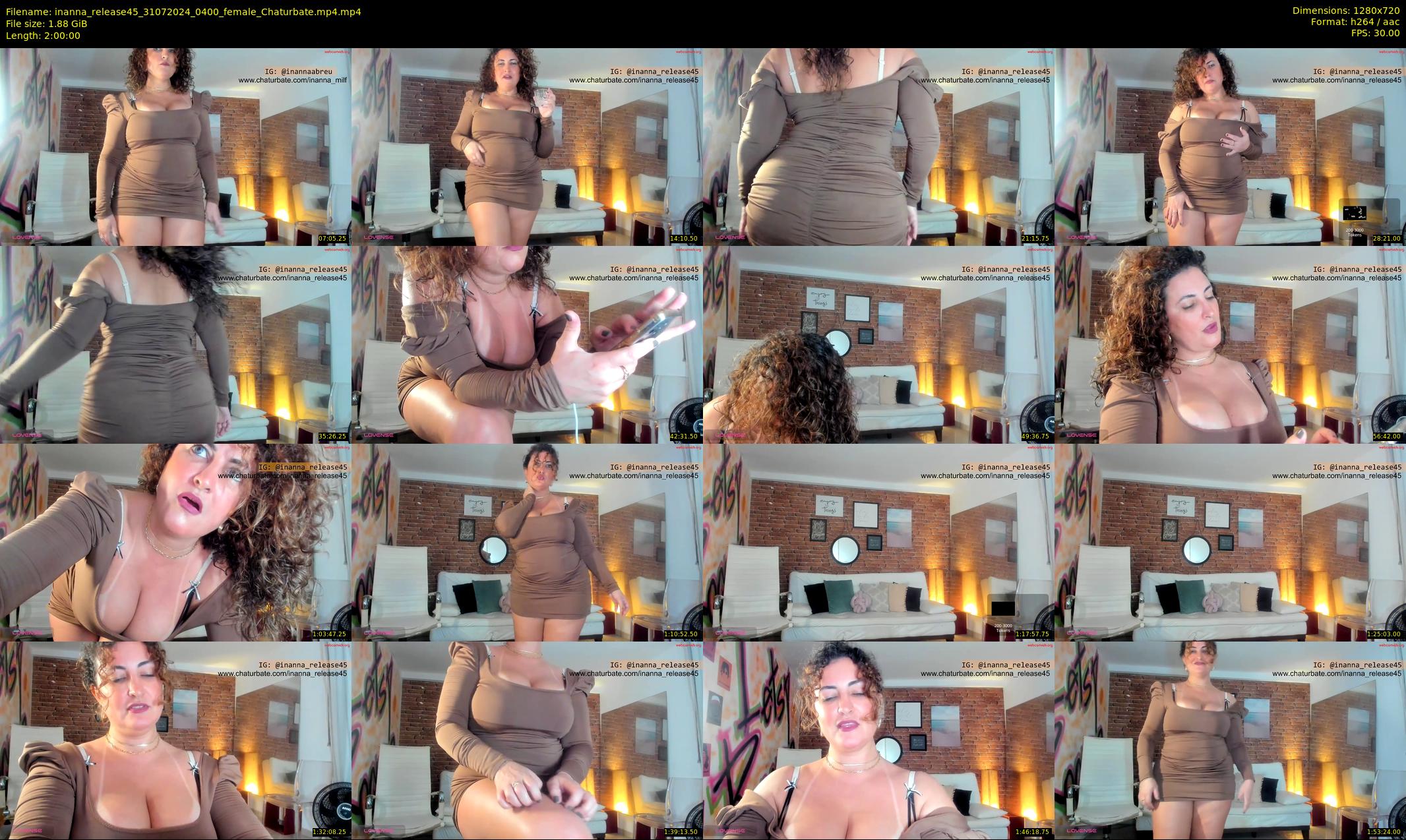 inanna_release45 — 120 minute Chaturbate female cam show recording, 720p, Jul 31, 2024