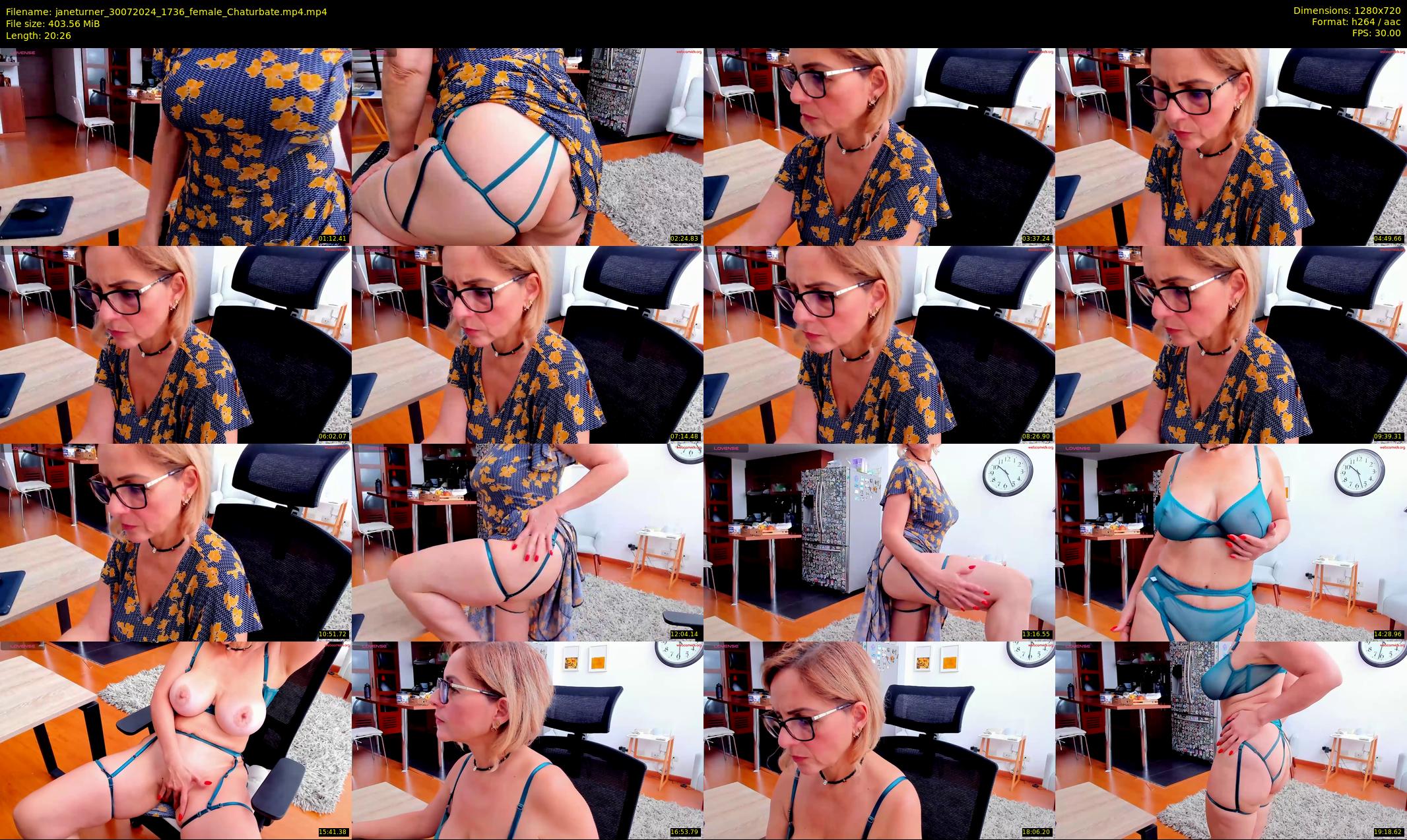 janeturner — 21 minute Chaturbate female cam show recording, 720p, Jul 30, 2024