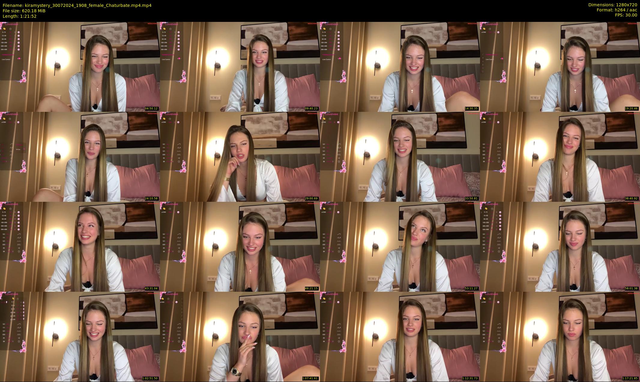 kiramystery — 82 minute Chaturbate female cam show recording, 720p, Jul 30, 2024