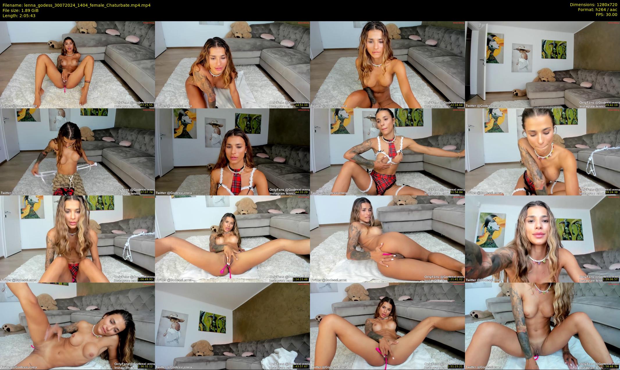 lenna_godess — 126 minute Chaturbate female cam show recording, 720p, Jul 30, 2024