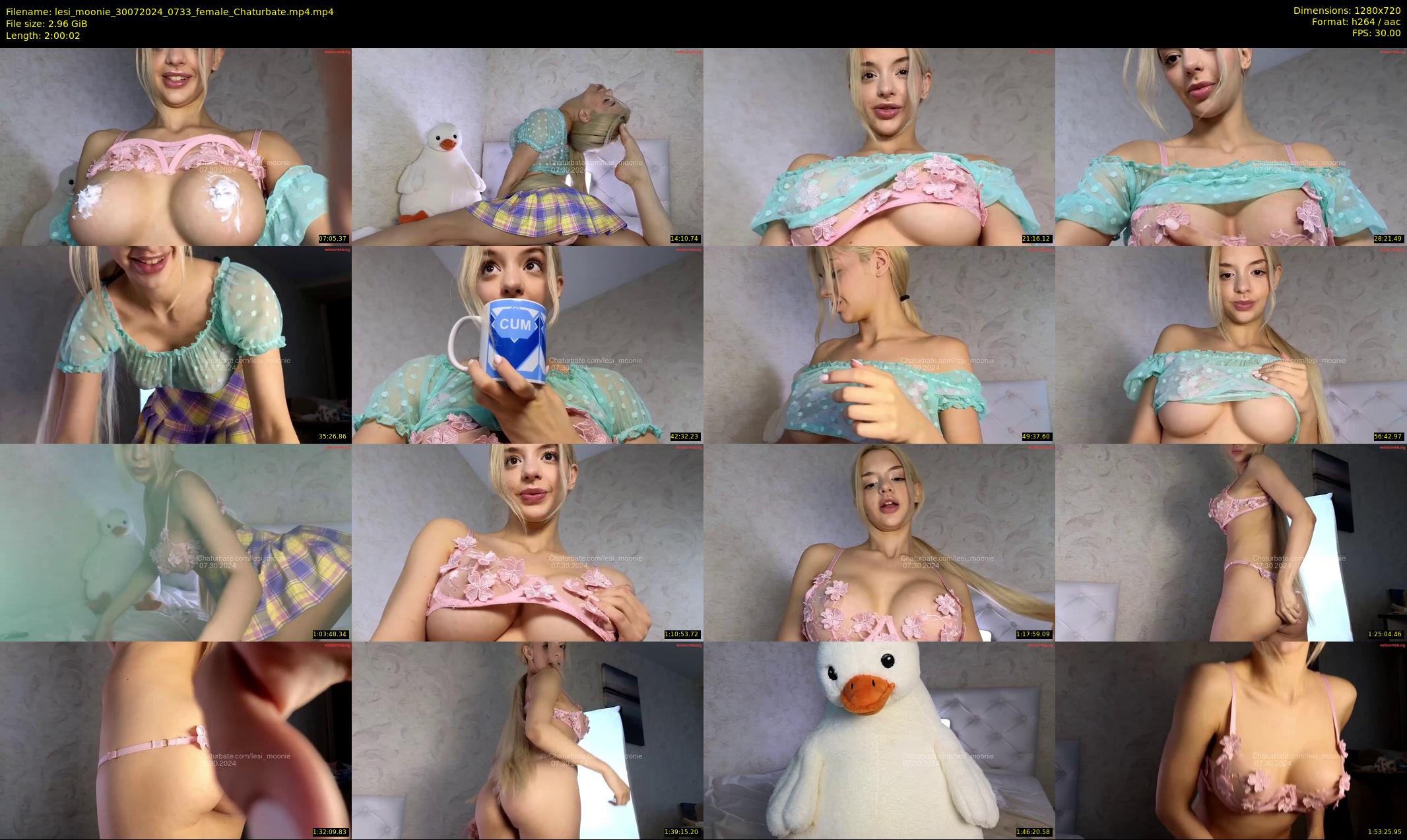 lesi_moonie — 121 minute Chaturbate female cam show recording, 720p, Jul 30, 2024
