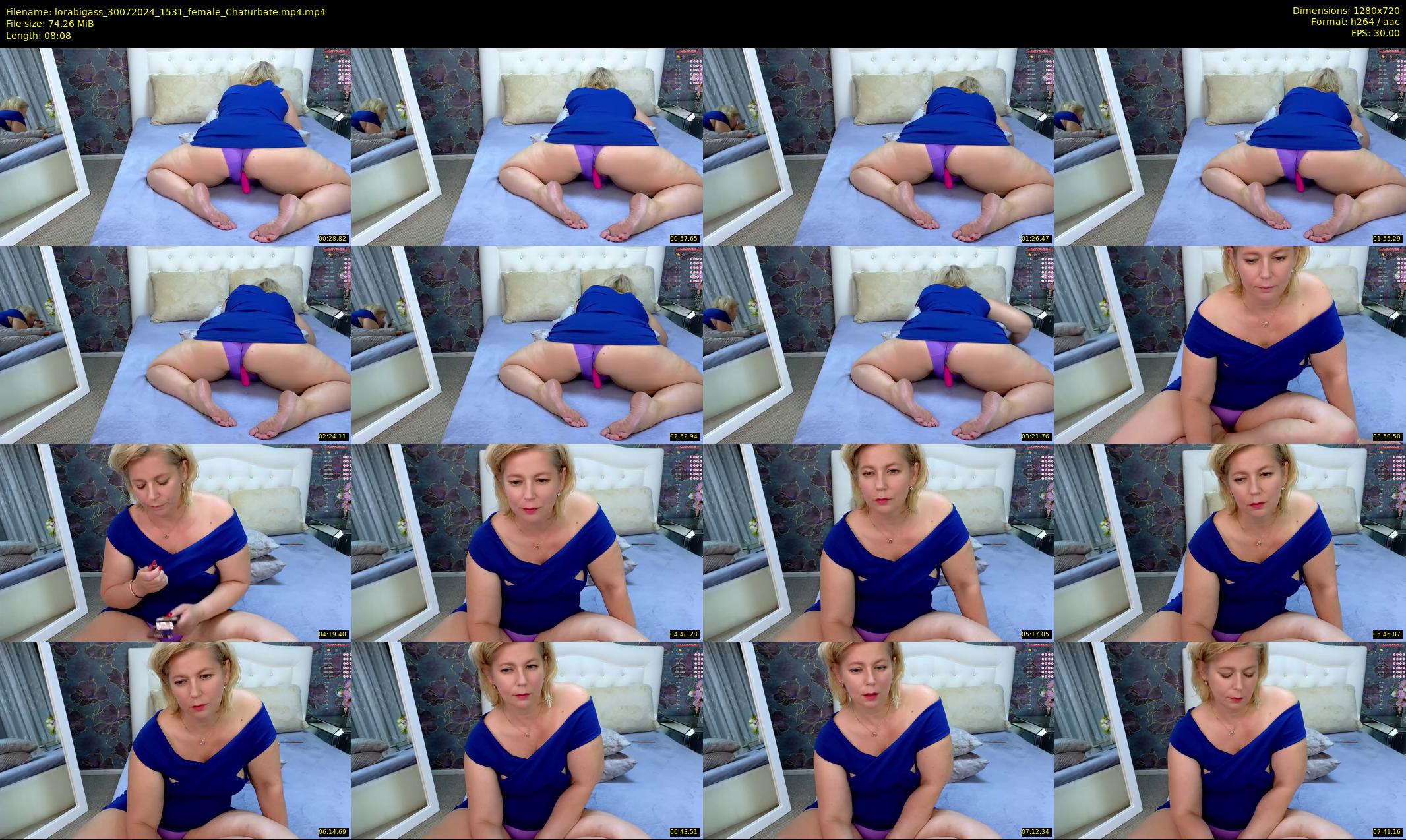 lorabigass — 9 minute Chaturbate female cam show recording, 720p, Jul 30, 2024