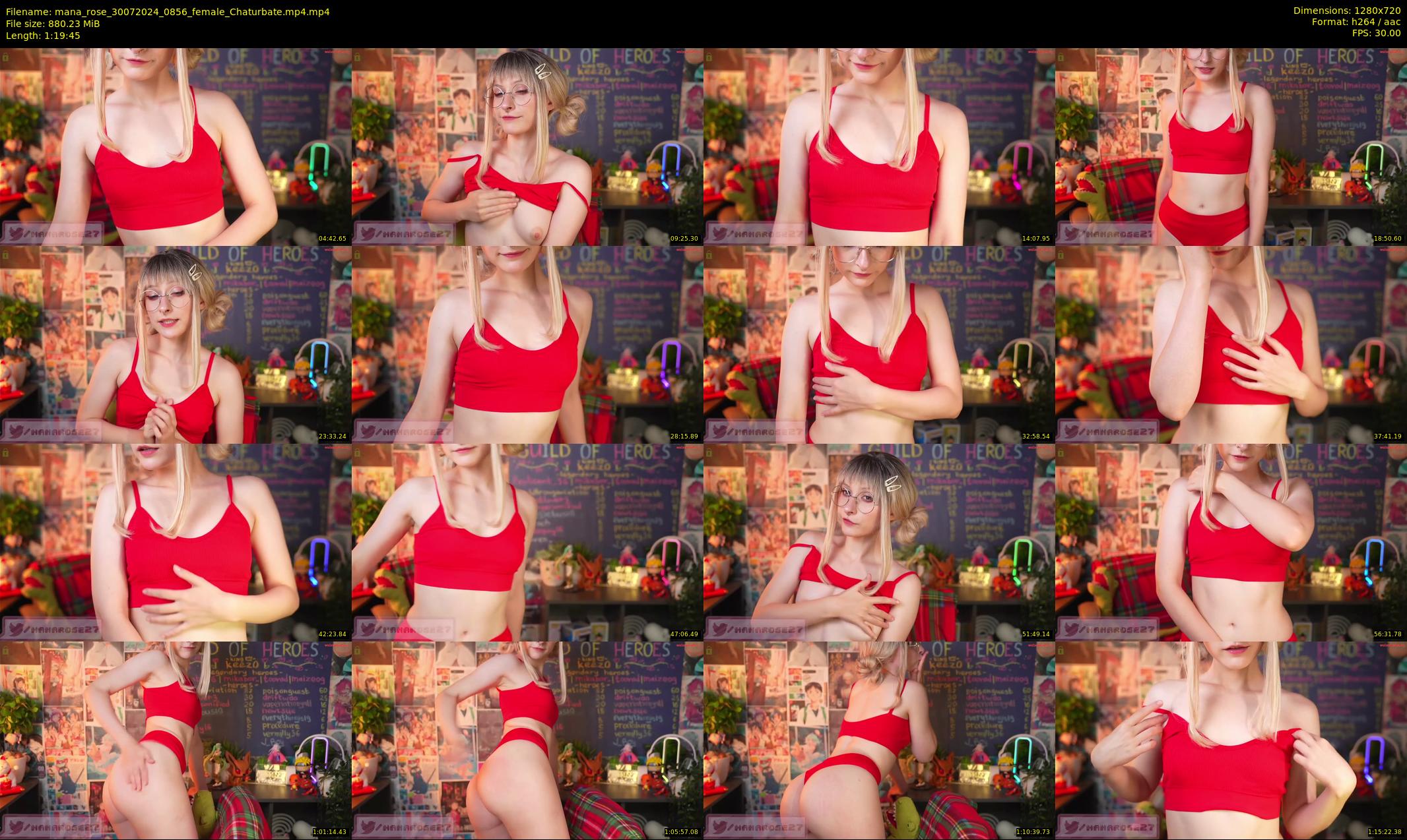 mana_rose — 80 minute Chaturbate female cam show recording, 720p, Jul 30, 2024