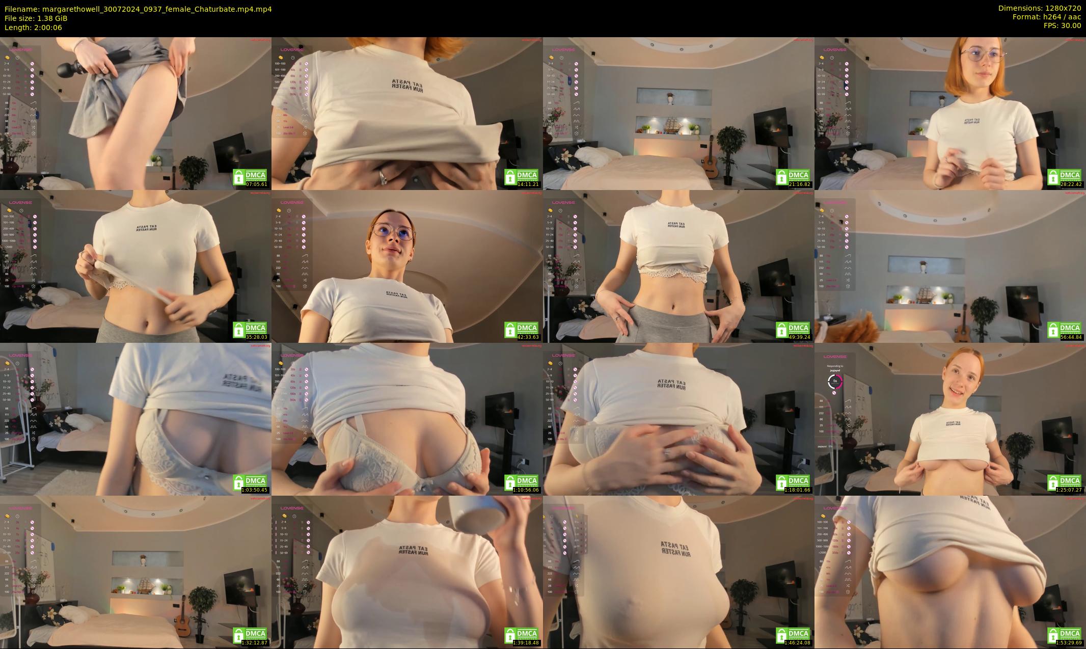 margarethowell — 121 minute Chaturbate female cam show recording, 720p, Jul 30, 2024