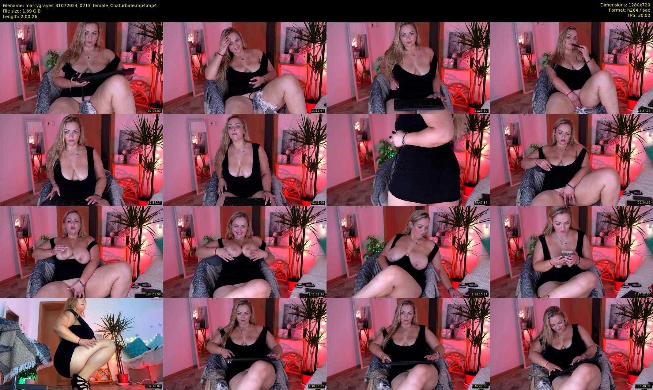 marrygrayes — 121 minute Chaturbate female cam show recording, 720p, Jul 31, 2024