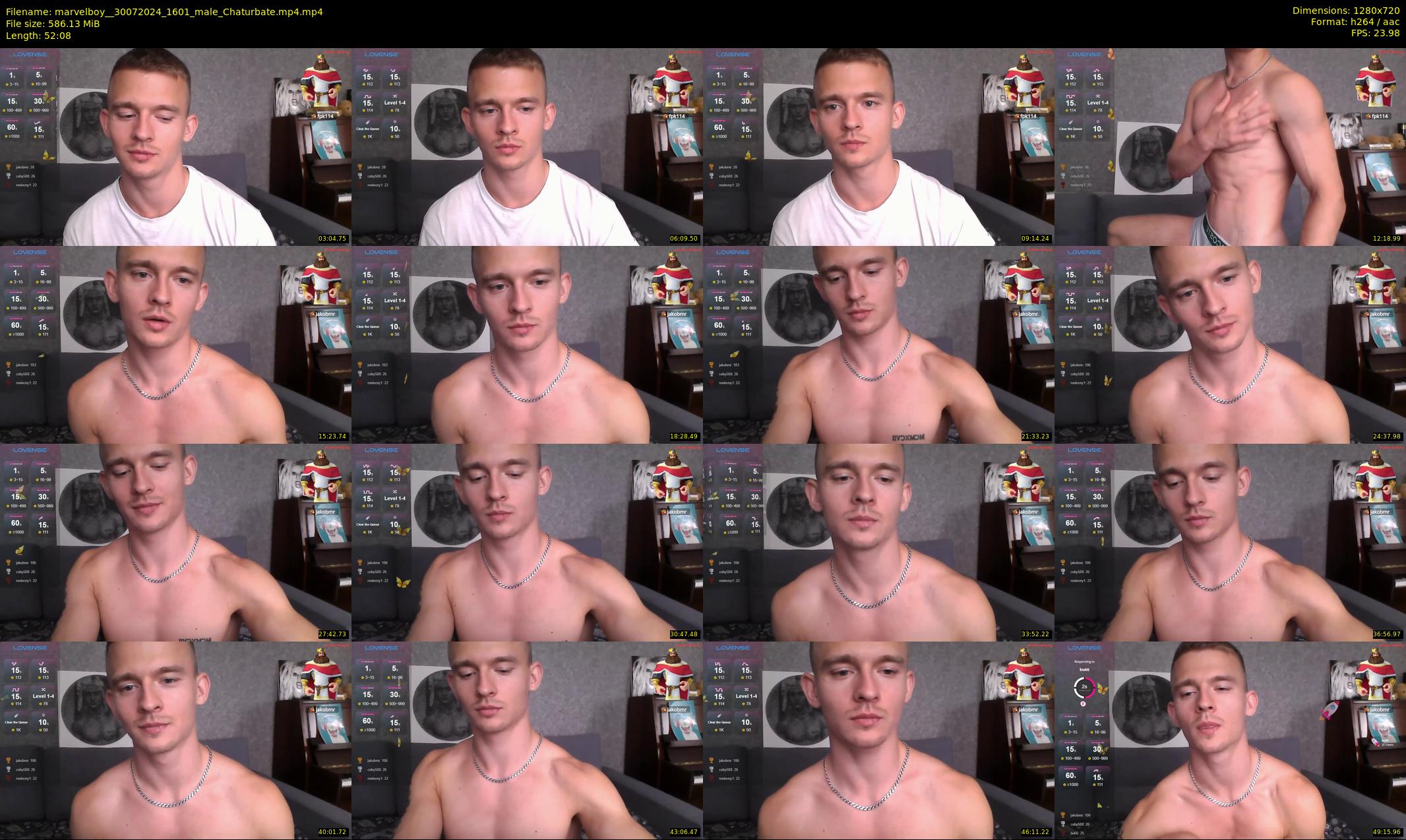 marvelboy_ — 53 minute Chaturbate male cam show recording, 720p, Jul 30, 2024