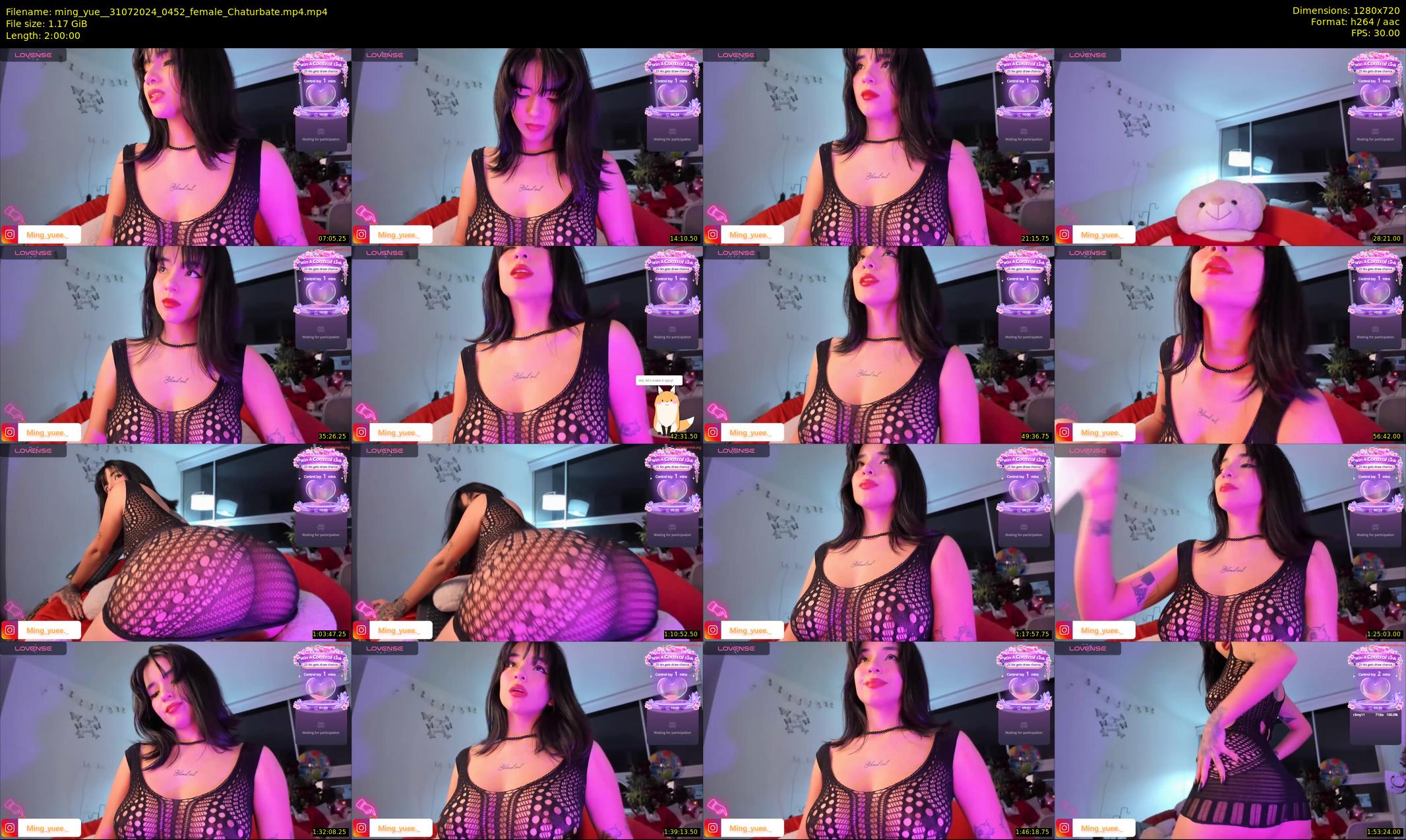 ming_yue_ — 120 minute Chaturbate female cam show recording, 720p, Jul 31, 2024