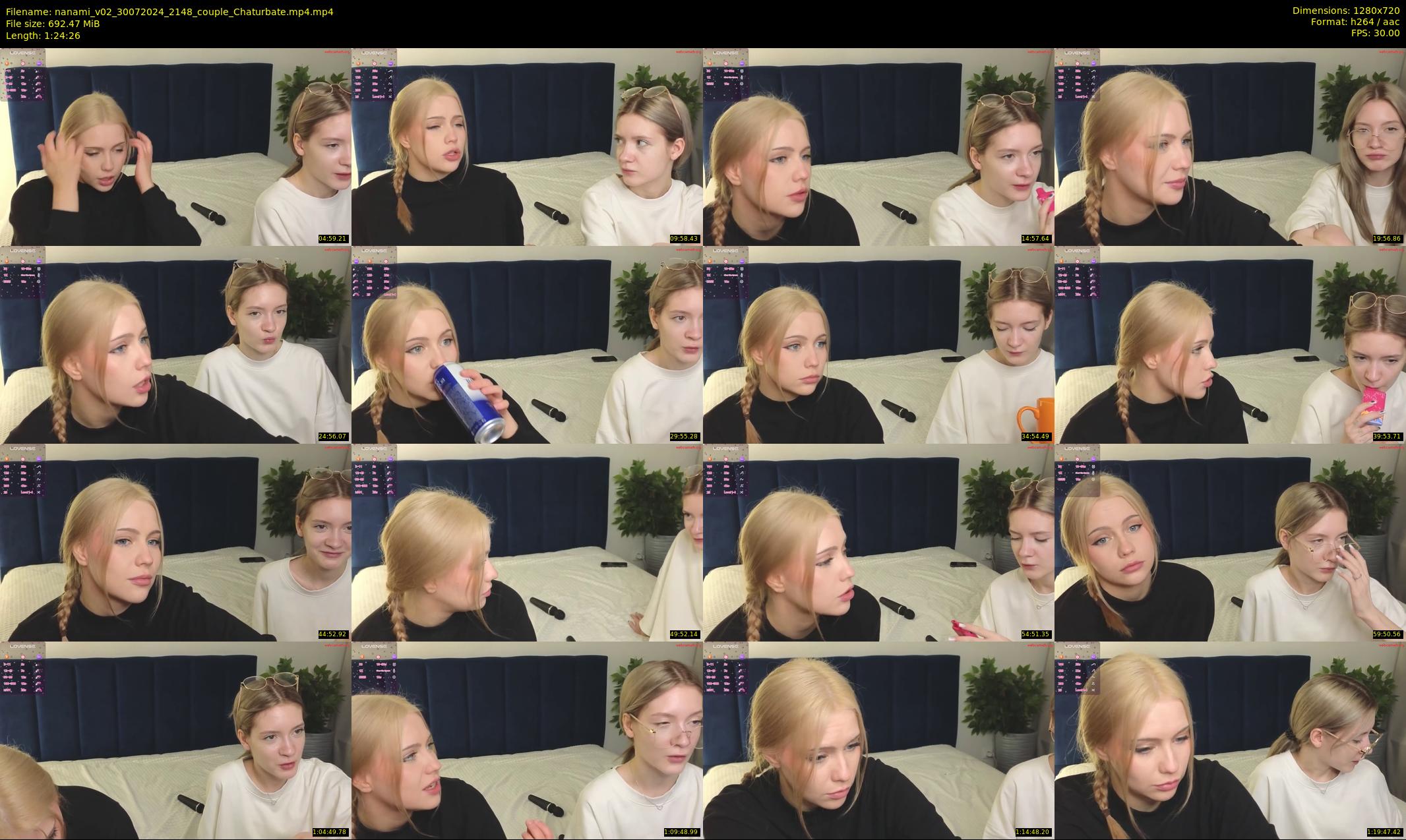 nanami_v02 — 85 minute Chaturbate couple cam show recording, 720p, Jul 30, 2024