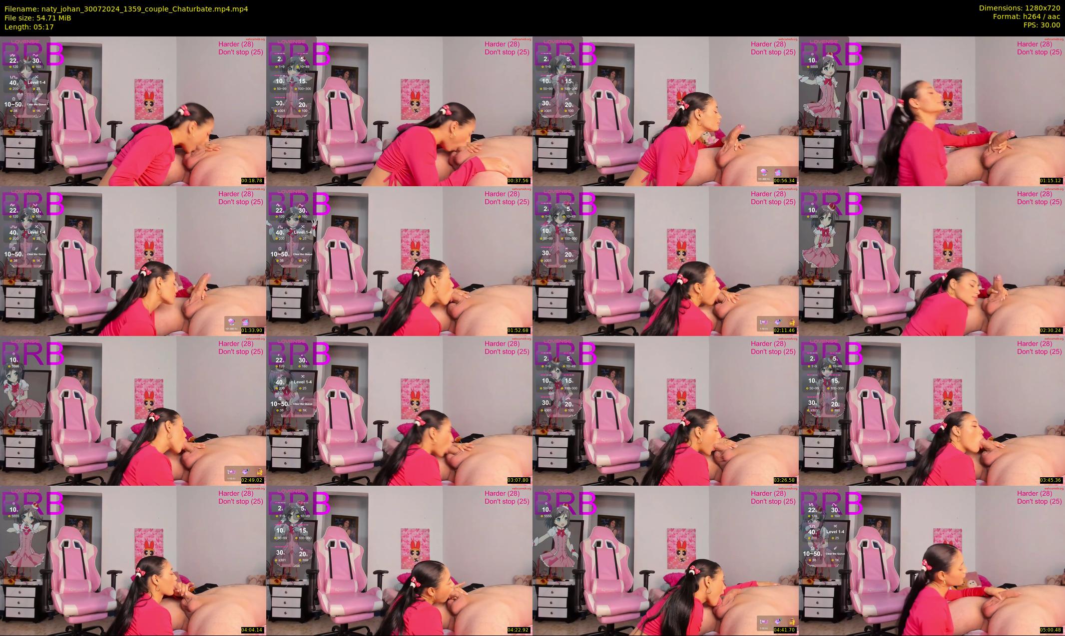 naty_johan — 6 minute Chaturbate couple cam show recording, 720p, Jul 30, 2024