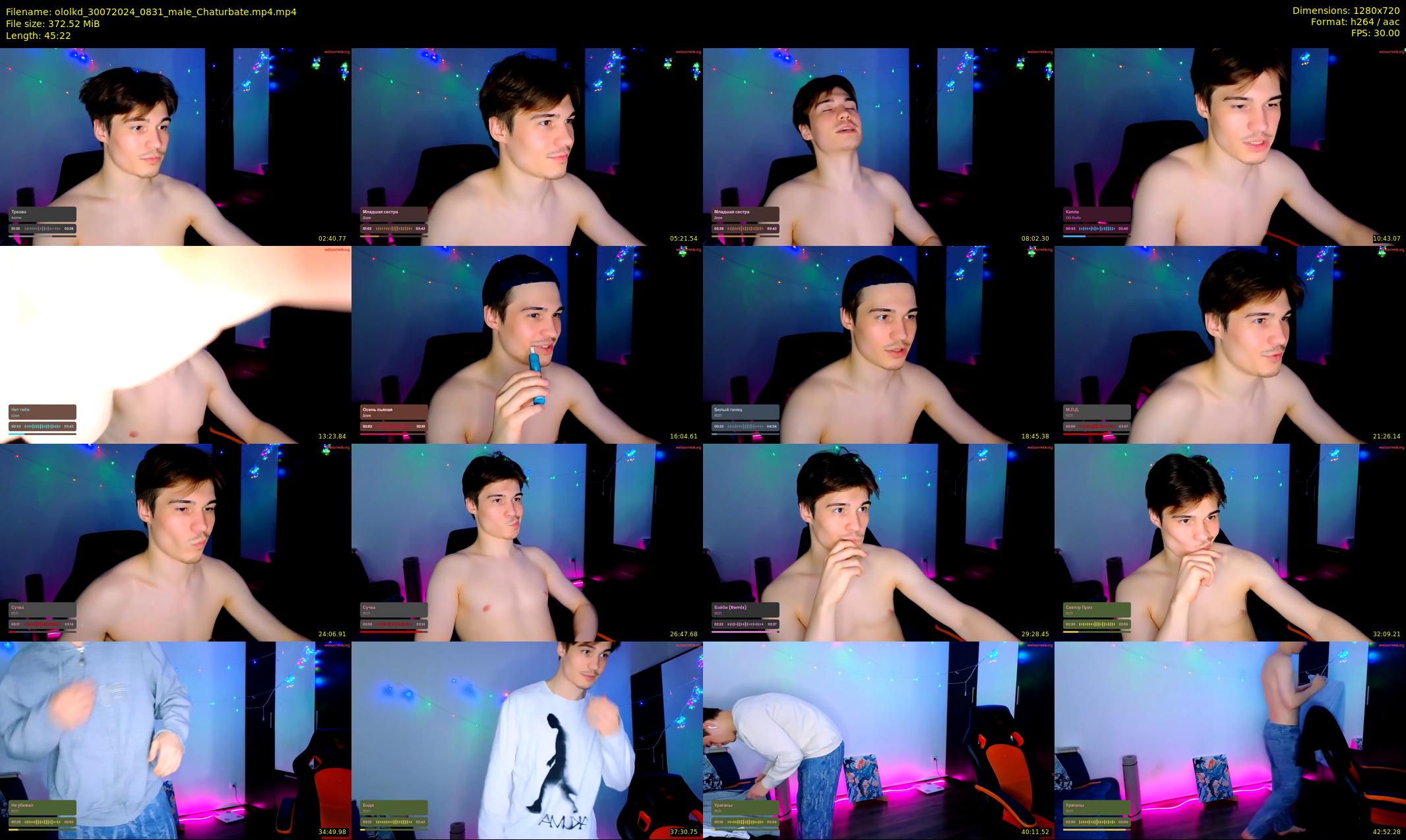 ololkd — 46 minute Chaturbate male cam show recording, 720p, Jul 30, 2024