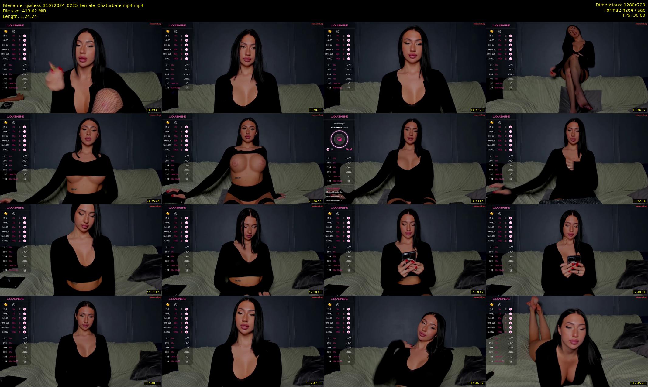 qsstess — 85 minute Chaturbate female cam show recording, 720p, Jul 31, 2024