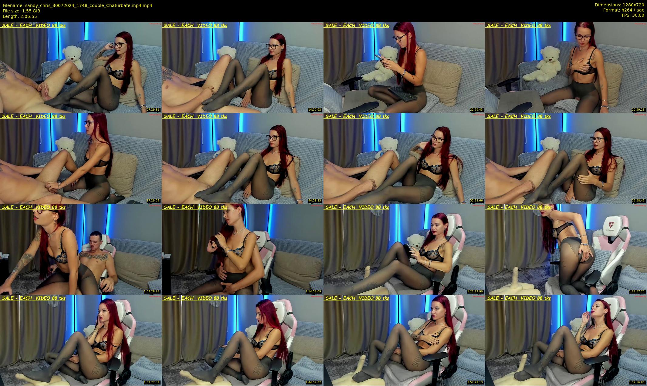 sandy_chris — 127 minute Chaturbate couple cam show recording, 720p, Jul 30, 2024