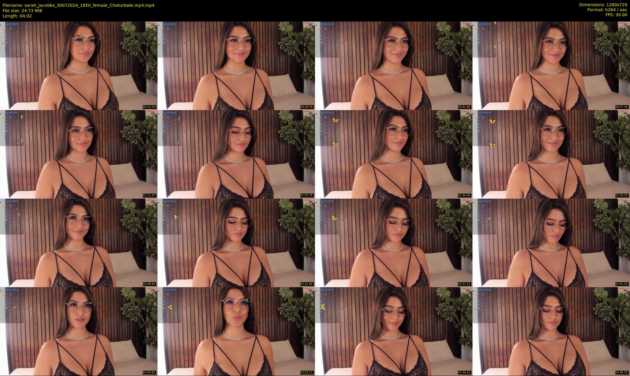 sarah_jacobbs — 5 minute Chaturbate female cam show recording, 720p, Jul 30, 2024