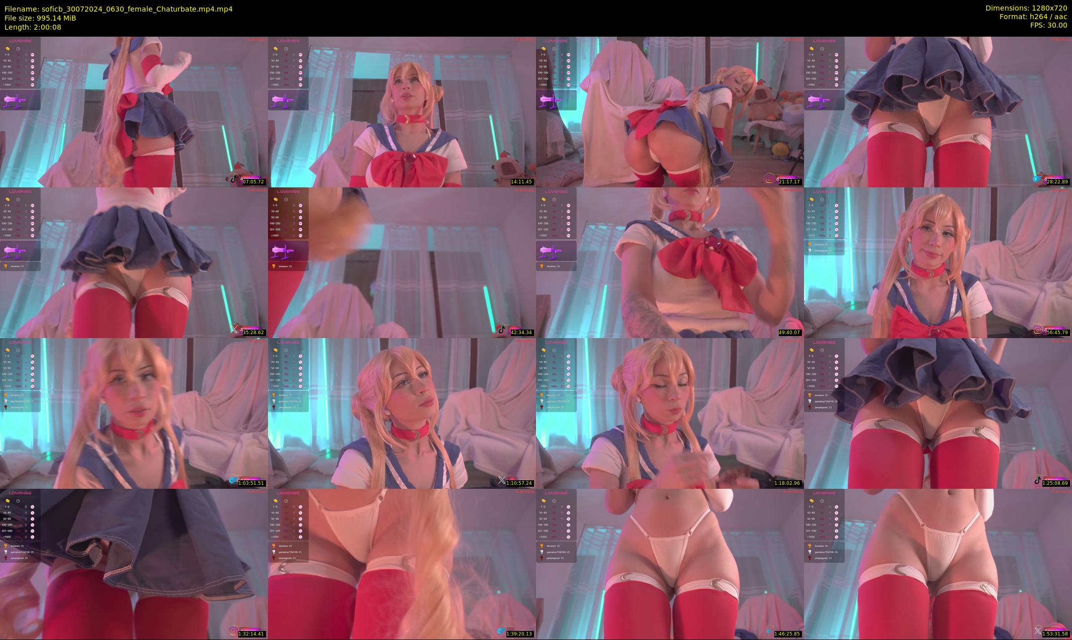 soficb — 121 minute Chaturbate female cam show recording, 720p, Jul 30, 2024