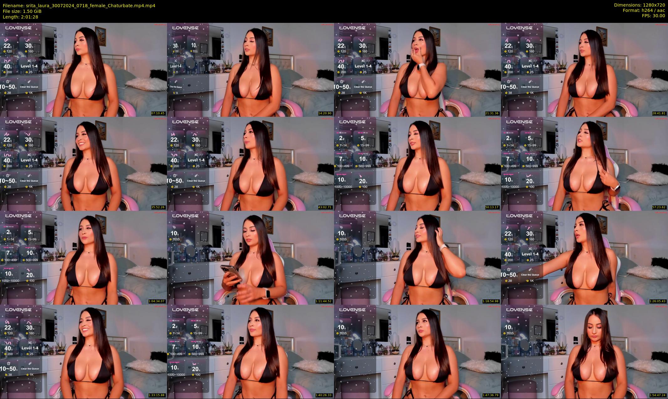 srita_laura — 122 minute Chaturbate female cam show recording, 720p, Jul 30, 2024