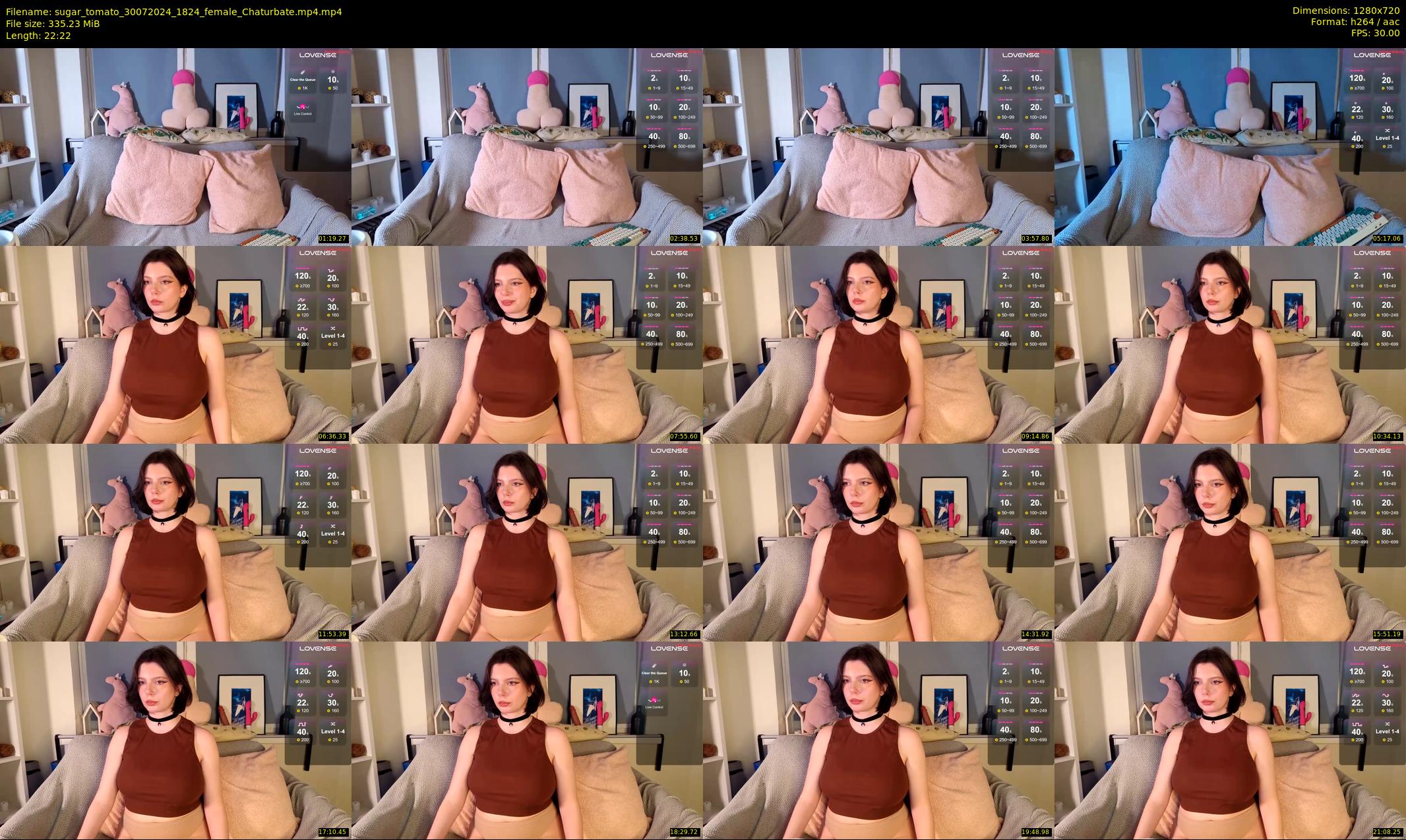 sugar_tomato — 23 minute Chaturbate female cam show recording, 720p, Jul 30, 2024