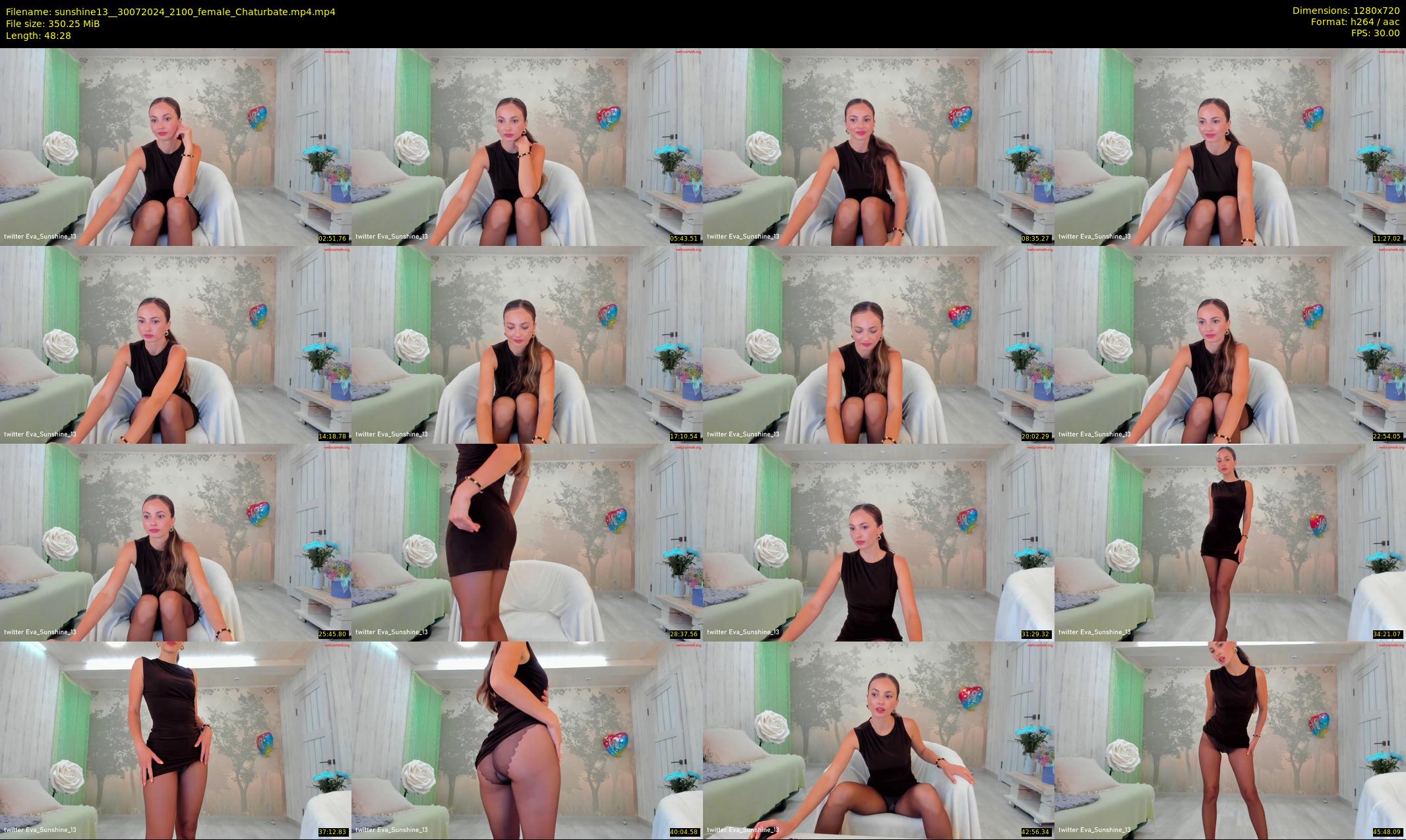 sunshine13_ — 49 minute Chaturbate female cam show recording, 720p, Jul 30, 2024