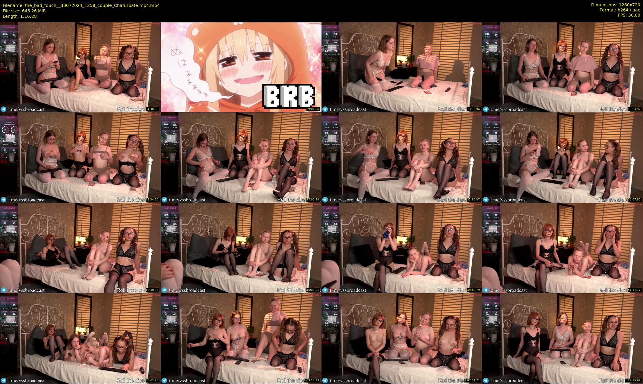 the_bad_touch_ — 77 minute Chaturbate couple cam show recording, 720p, Jul 30, 2024