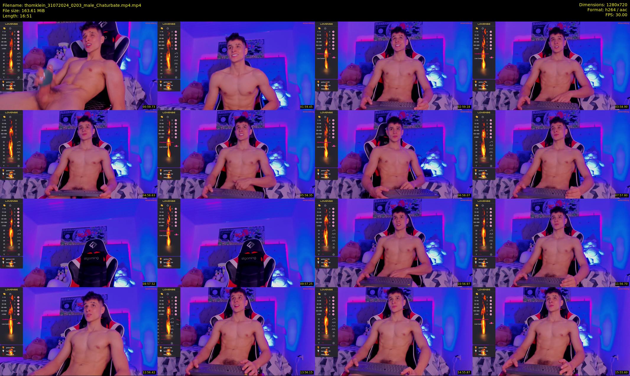 thomklein — 17 minute Chaturbate male cam show recording, 720p, Jul 31, 2024