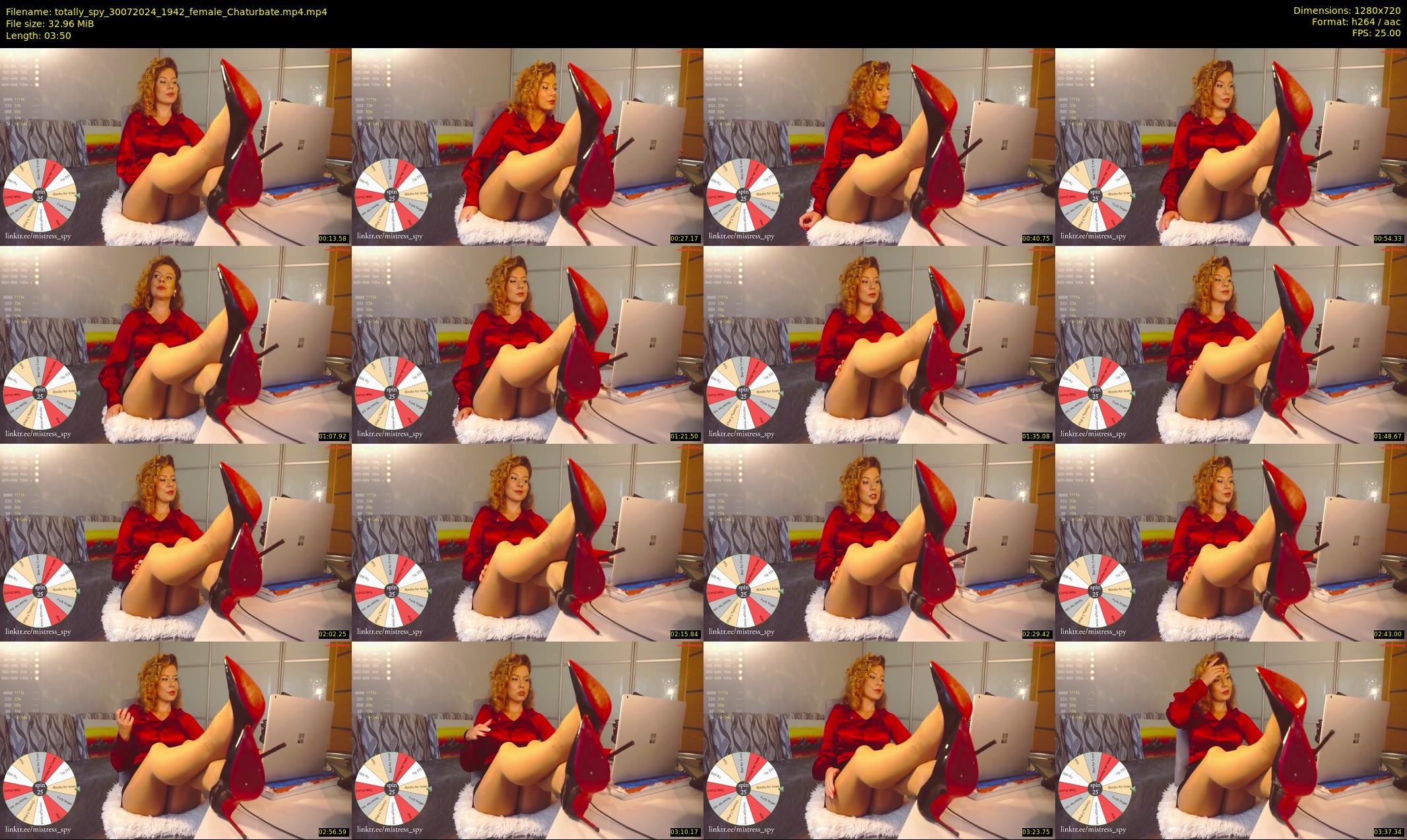 totally_spy — 4 minute Chaturbate female cam show recording, 720p, Jul 30, 2024