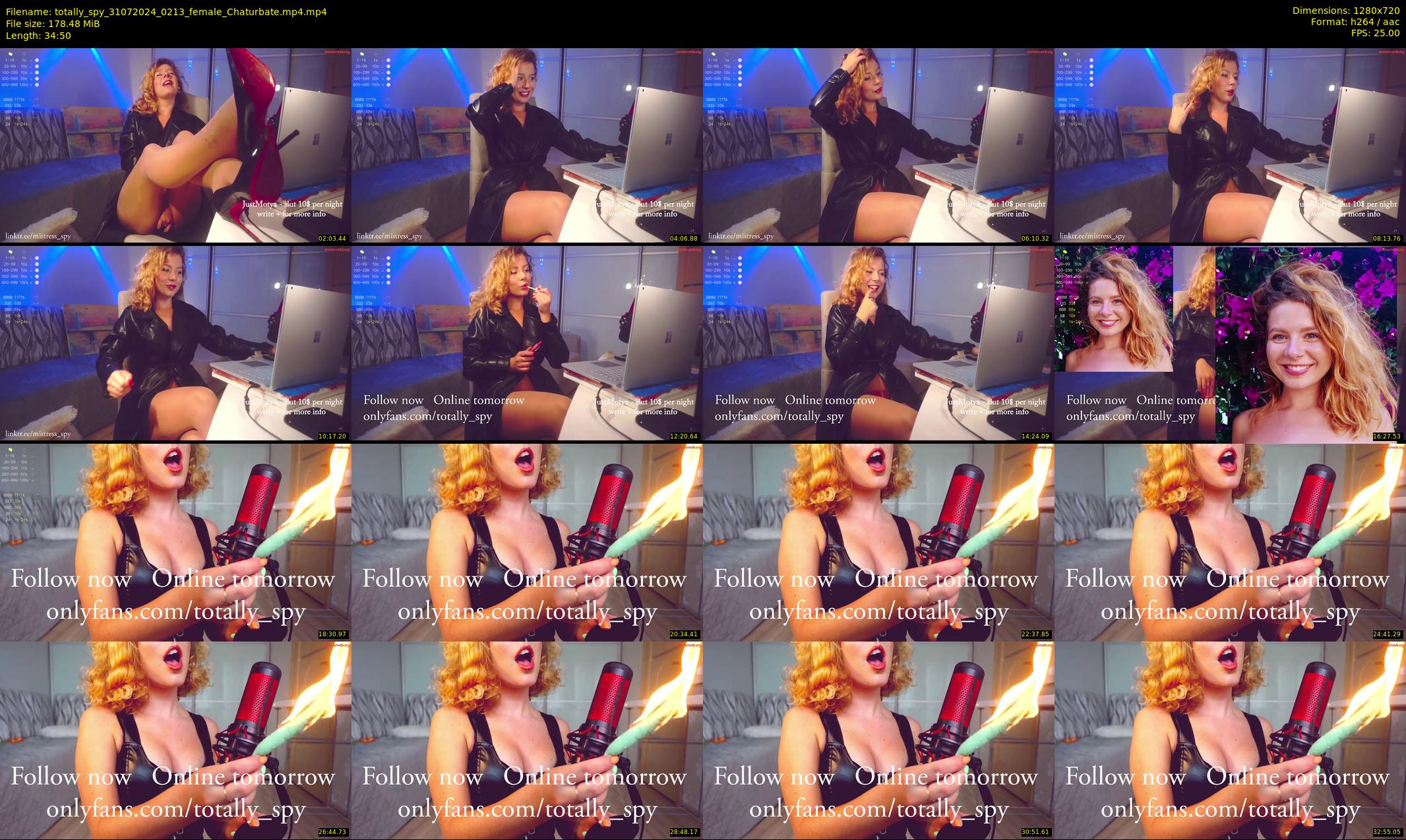 totally_spy — 35 minute Chaturbate female cam show recording, 720p, Jul 31, 2024