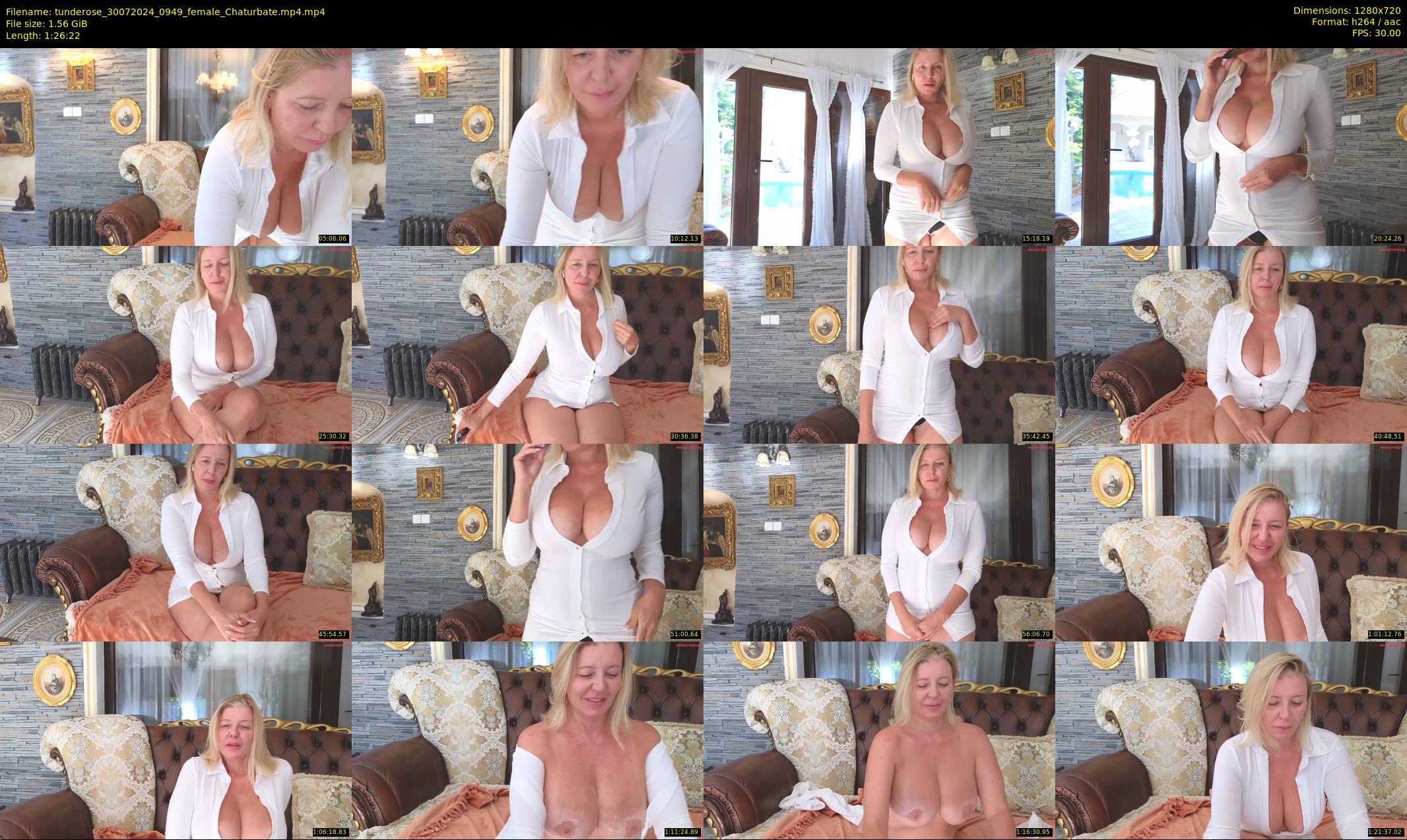 tunderose — 87 minute Chaturbate female cam show recording, 720p, Jul 30, 2024