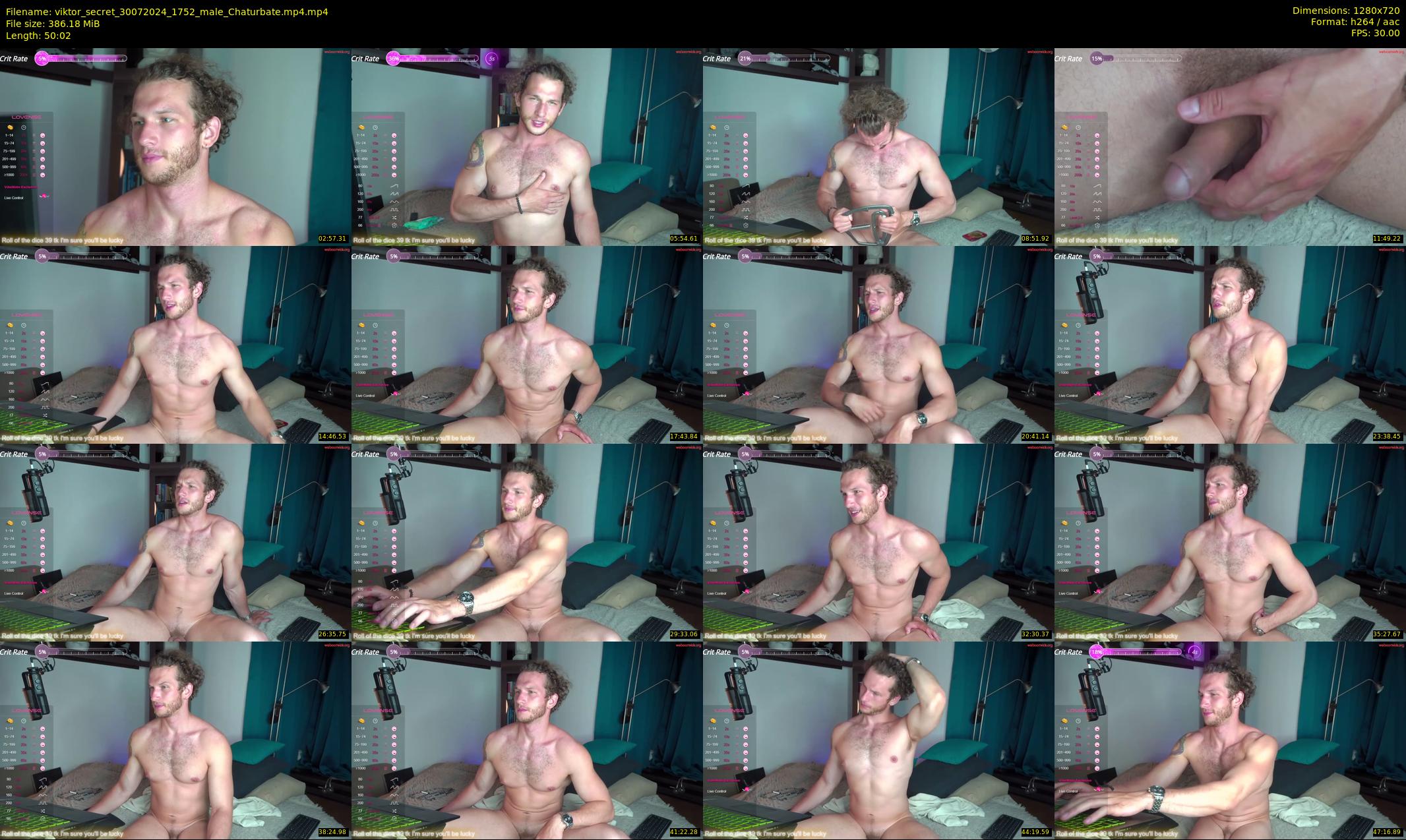 viktor_secret — 51 minute Chaturbate male cam show recording, 720p, Jul 30, 2024