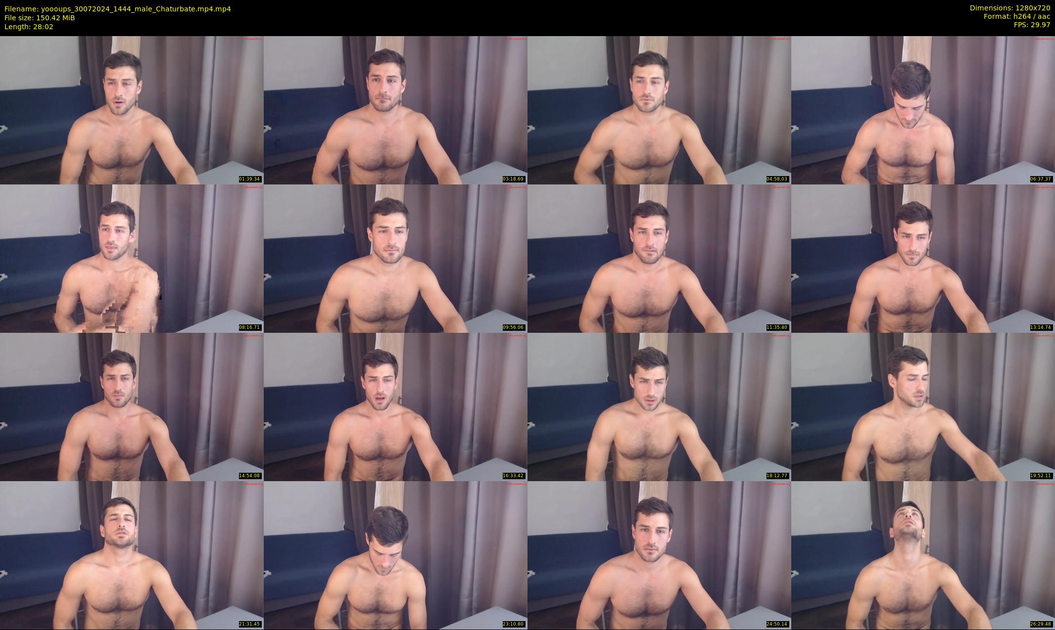 yoooups — 29 minute Chaturbate male cam show recording, 720p, Jul 30, 2024