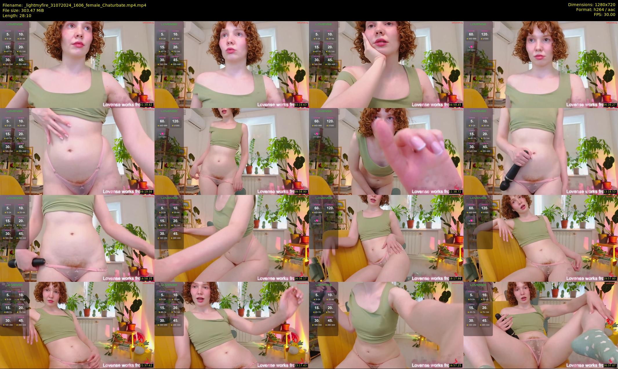 _lightmyfire — 29 minute Chaturbate female cam show recording, 720p, Jul 31, 2024