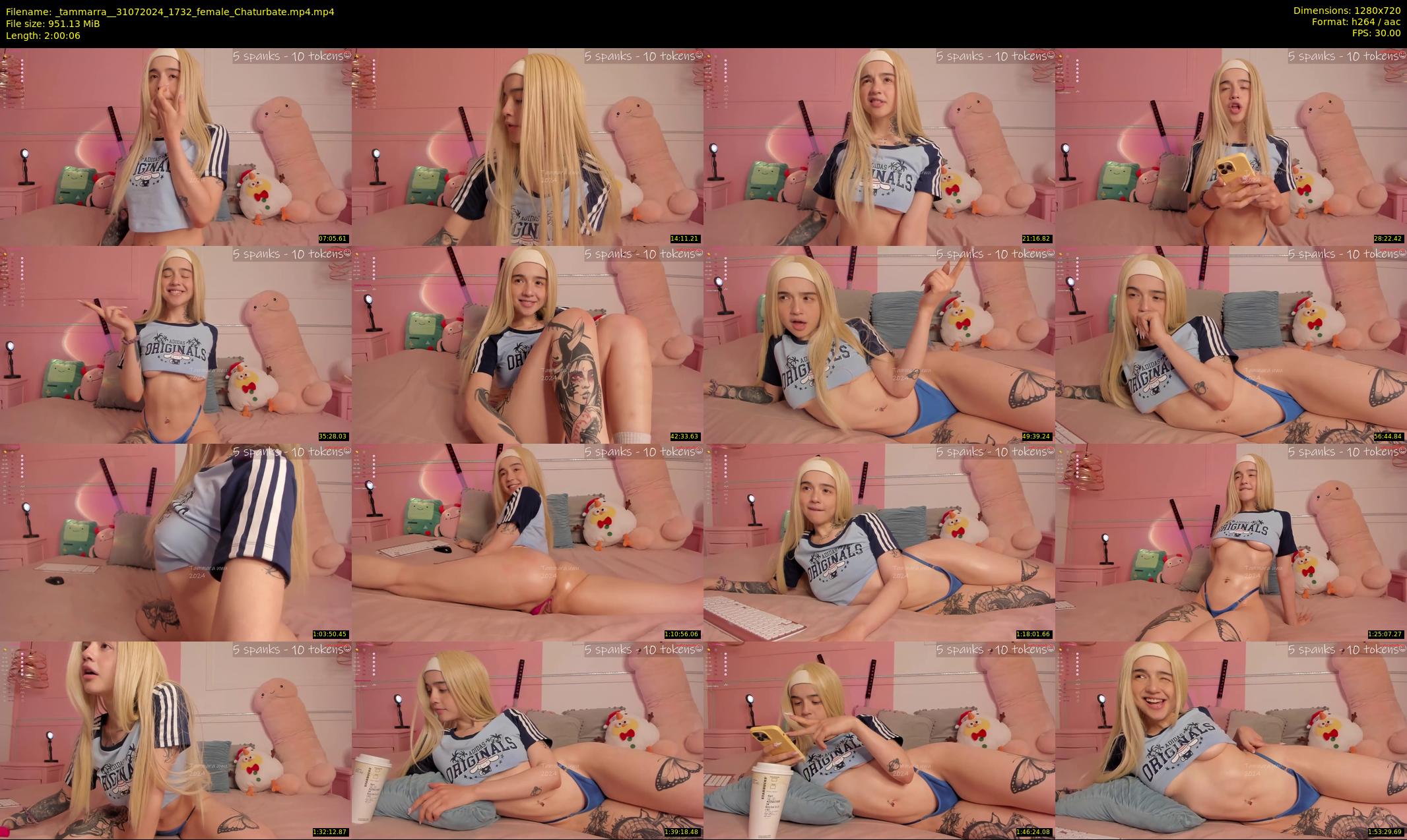 _tammarra_ — 121 minute Chaturbate female cam show recording, 720p, Jul 31, 2024