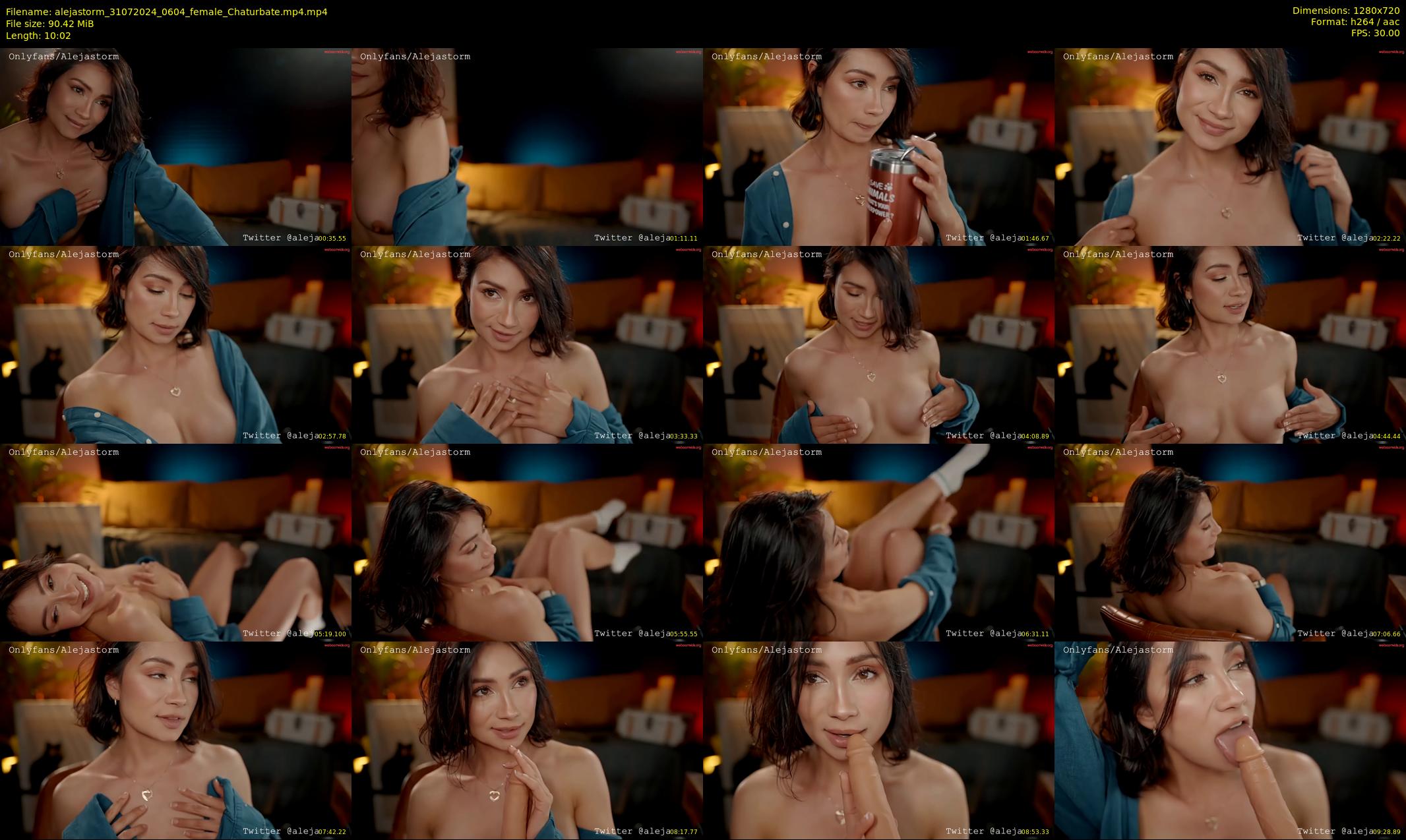 alejastorm — 11 minute Chaturbate female cam show recording, 720p, Jul 31, 2024