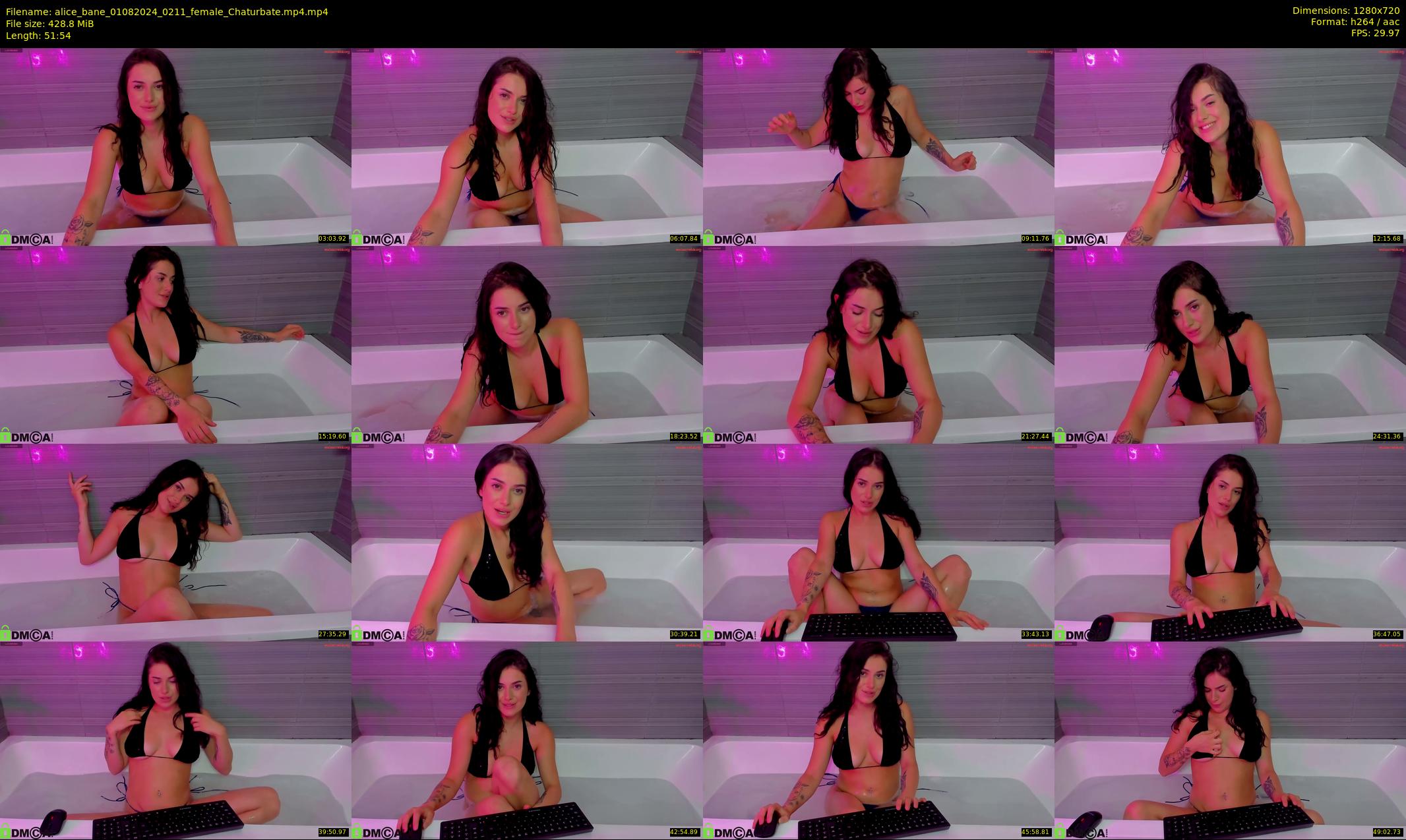 alice_bane — 52 minute Chaturbate female cam show recording, 720p, Aug 1, 2024