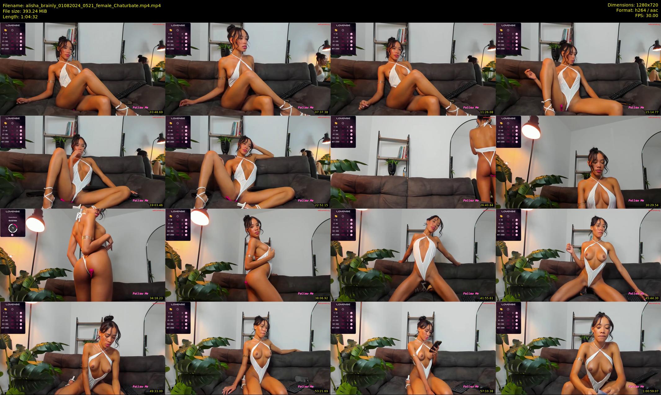 alisha_brainly — 65 minute Chaturbate female cam show recording, 720p, Aug 1, 2024