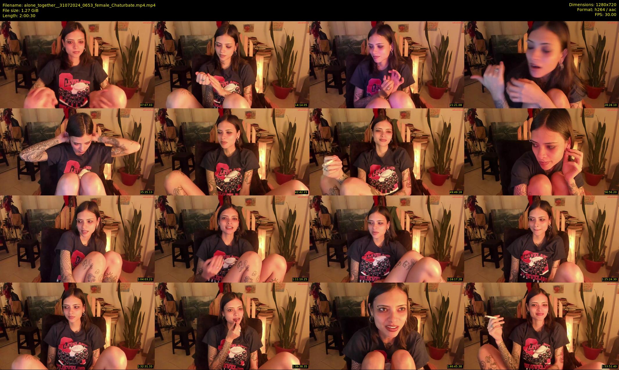 alone_together_ — 121 minute Chaturbate female cam show recording, 720p, Jul 31, 2024
