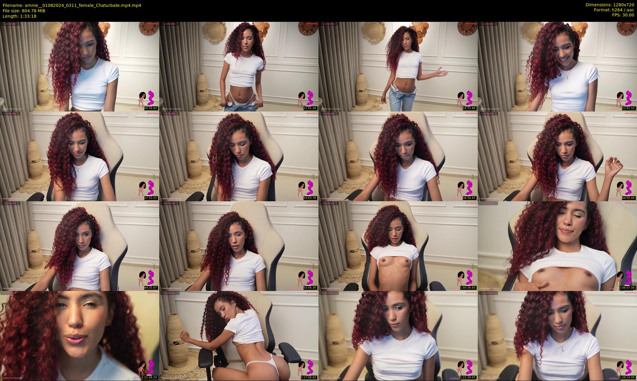 amnie_ — 94 minute Chaturbate female cam show recording, 720p, Aug 1, 2024