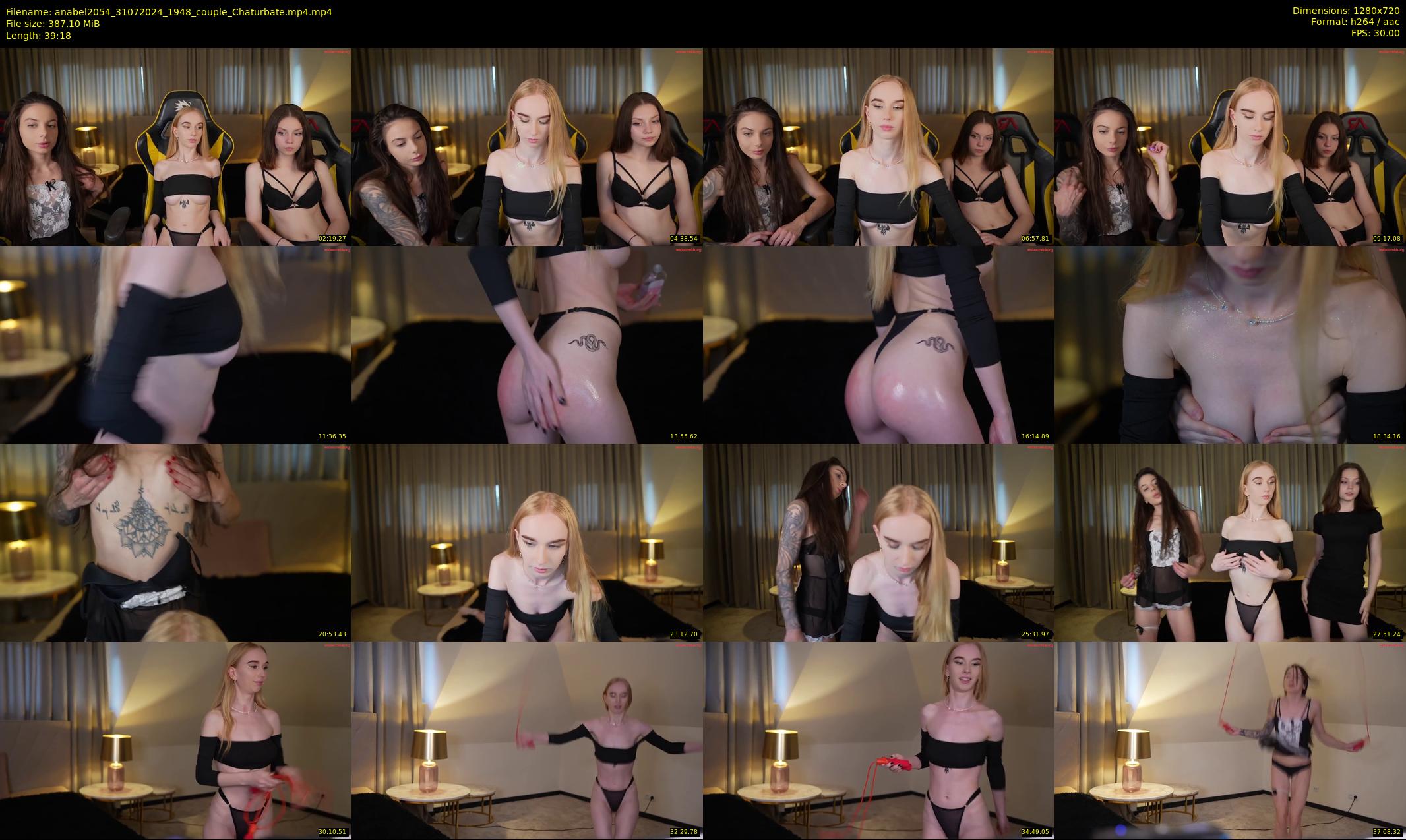 anabel2054 — 40 minute Chaturbate female cam show recording, 720p, Jul 31, 2024
