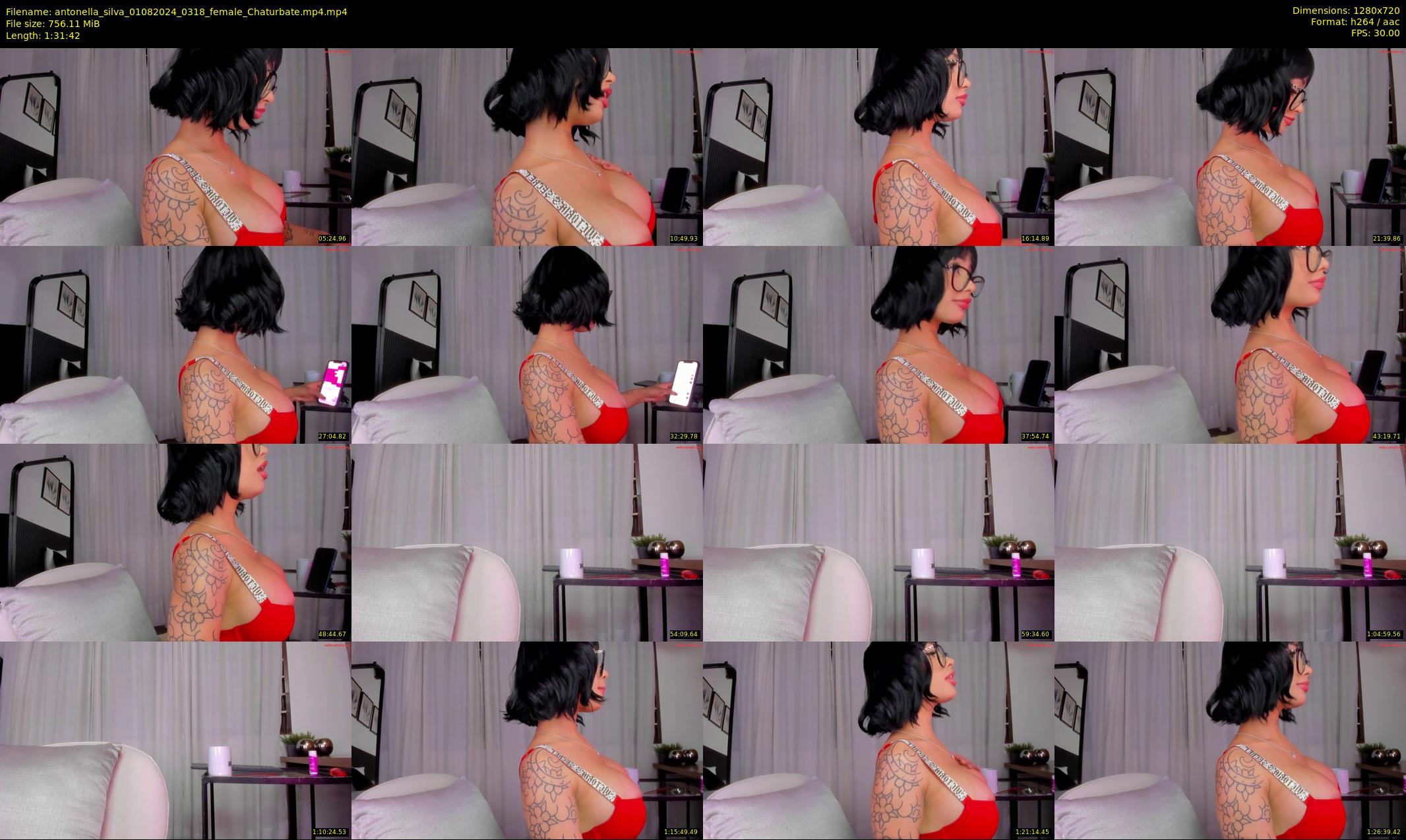 antonella_silva — 92 minute Chaturbate female cam show recording, 720p, Aug 1, 2024