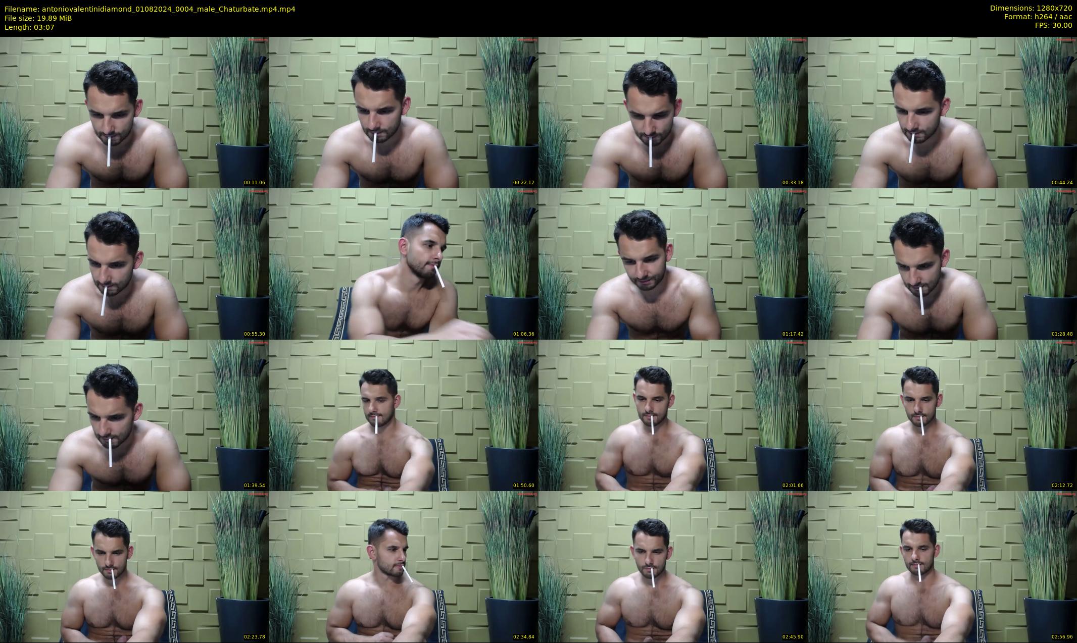 antoniovalentinidiamond — 4 minute Chaturbate male cam show recording, 720p, Aug 1, 2024