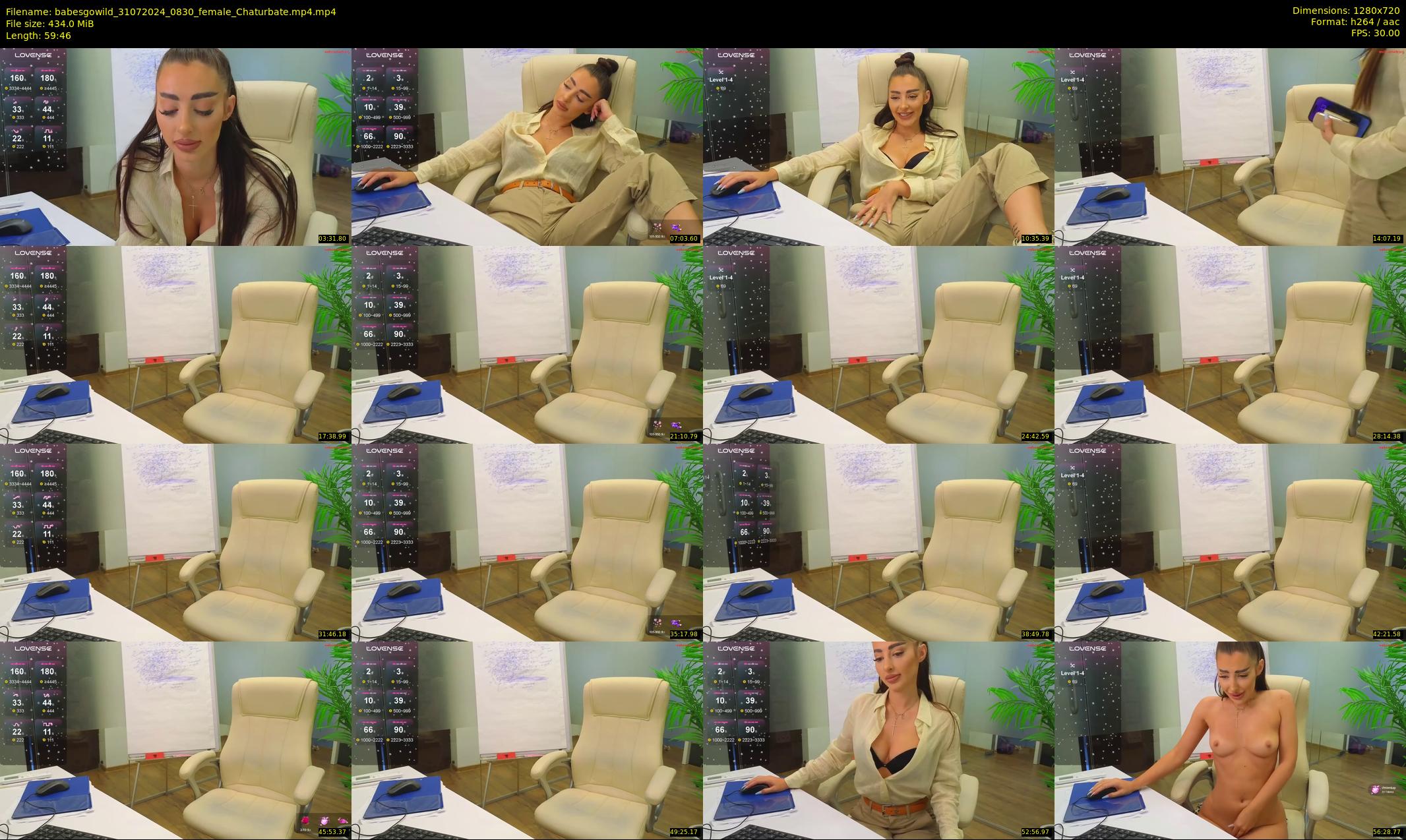 babesgowild — 60 minute Chaturbate couple cam show recording, 720p, Jul 31, 2024