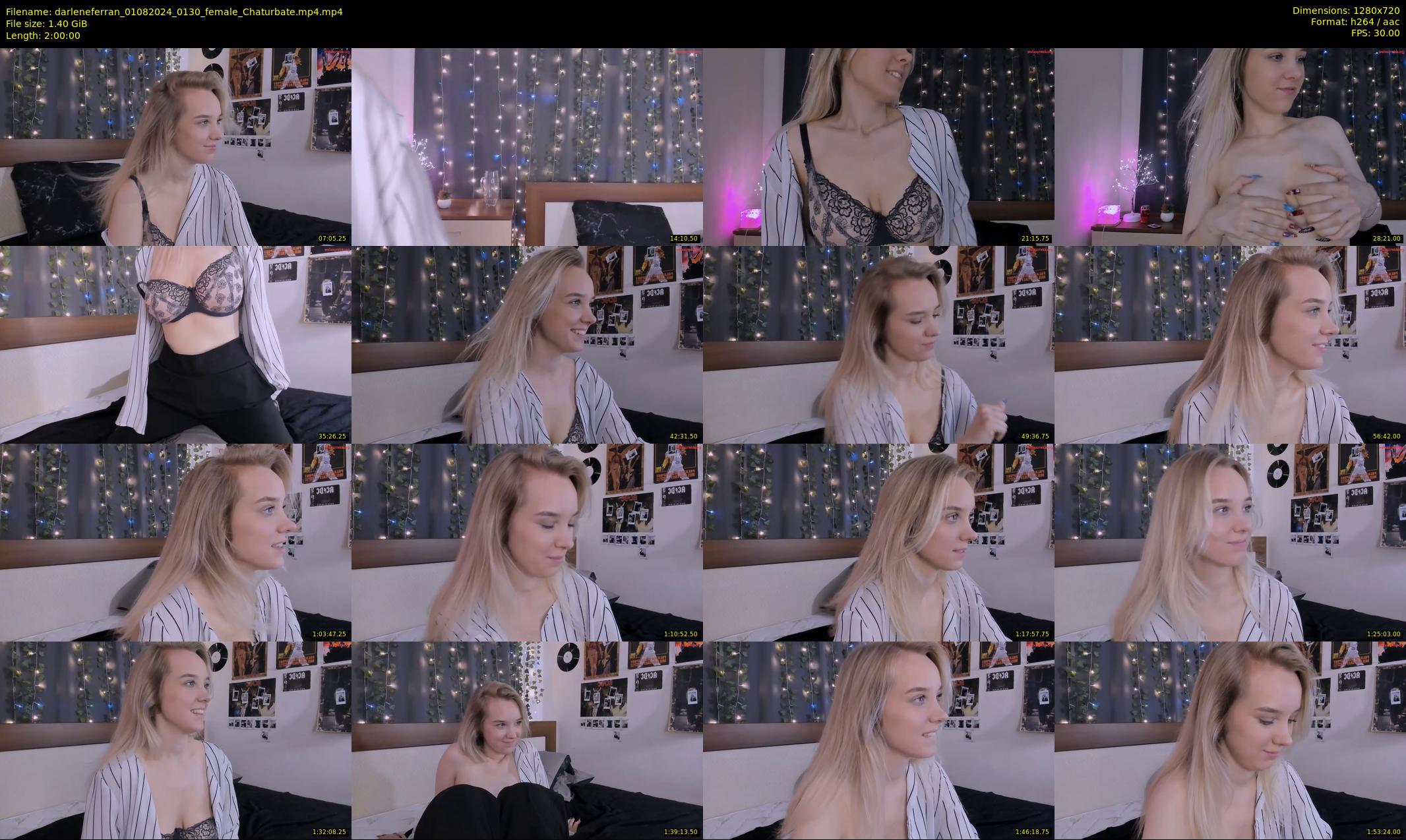 darleneferran — 120 minute Chaturbate female cam show recording, 720p, Aug 1, 2024