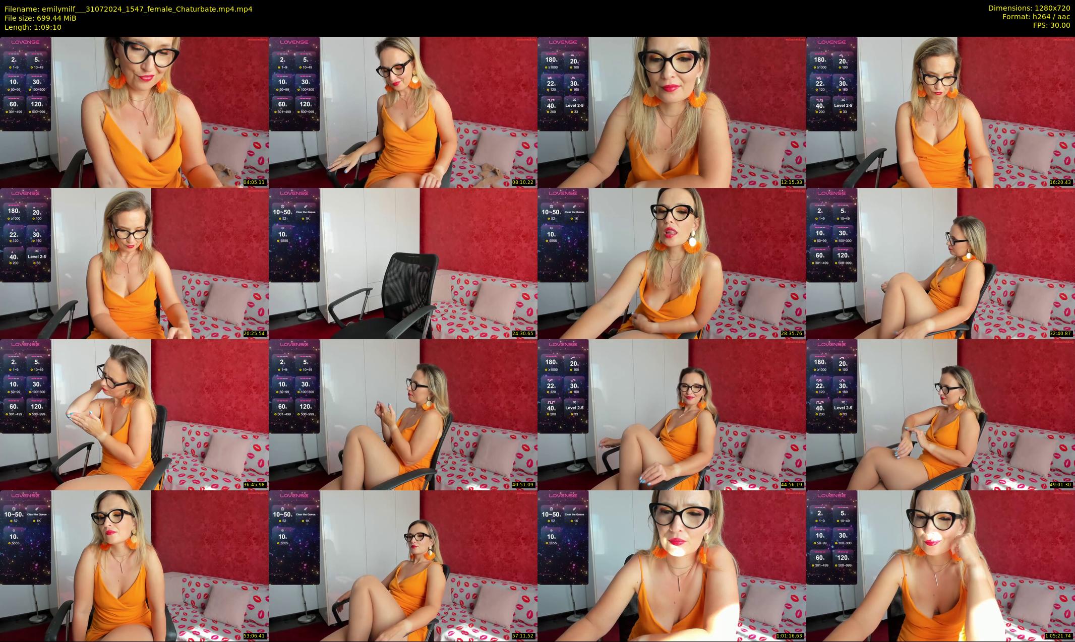 emilymilf__ — 70 minute Chaturbate female cam show recording, 720p, Jul 31, 2024