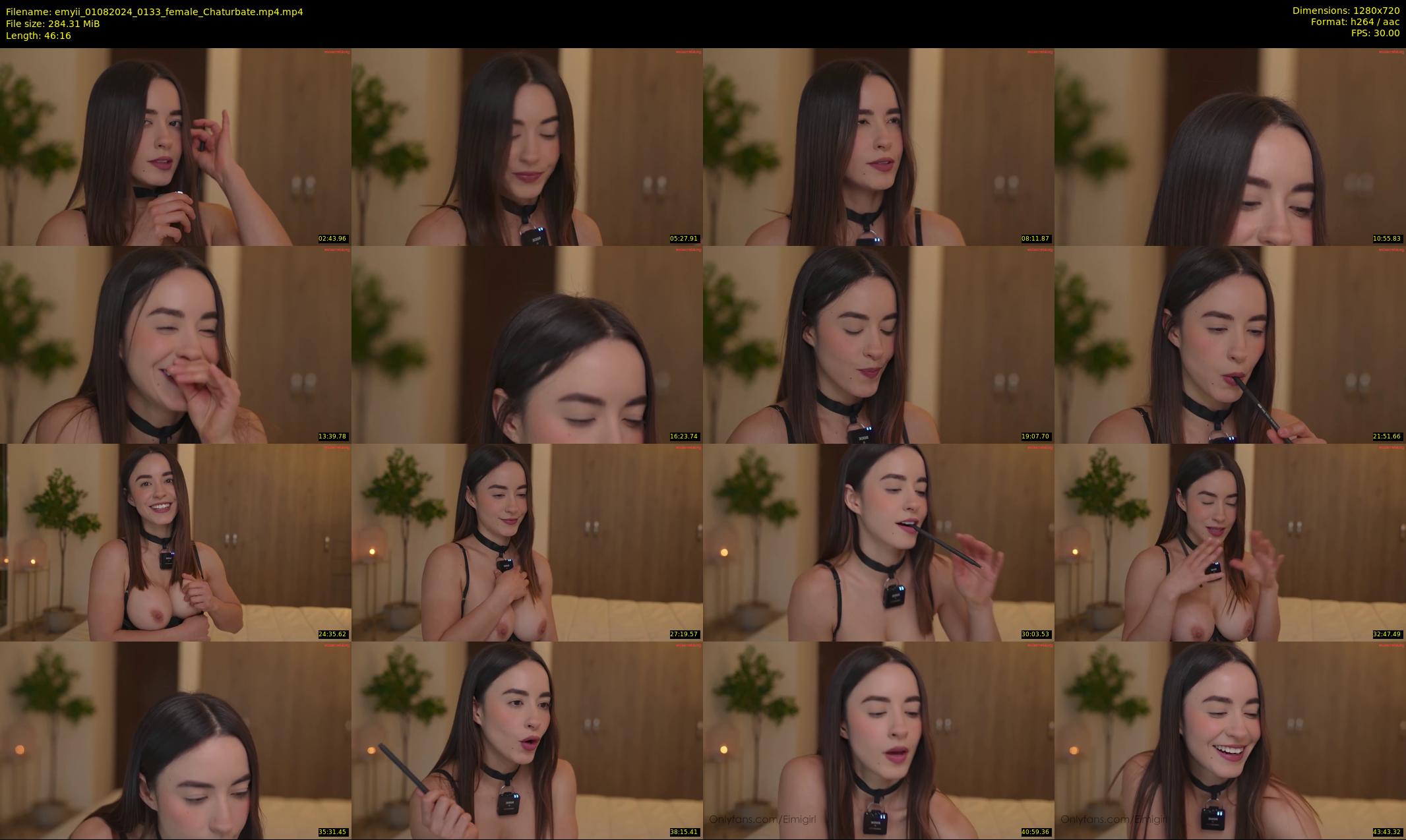 emyii — 47 minute Chaturbate female cam show recording, 720p, Aug 1, 2024