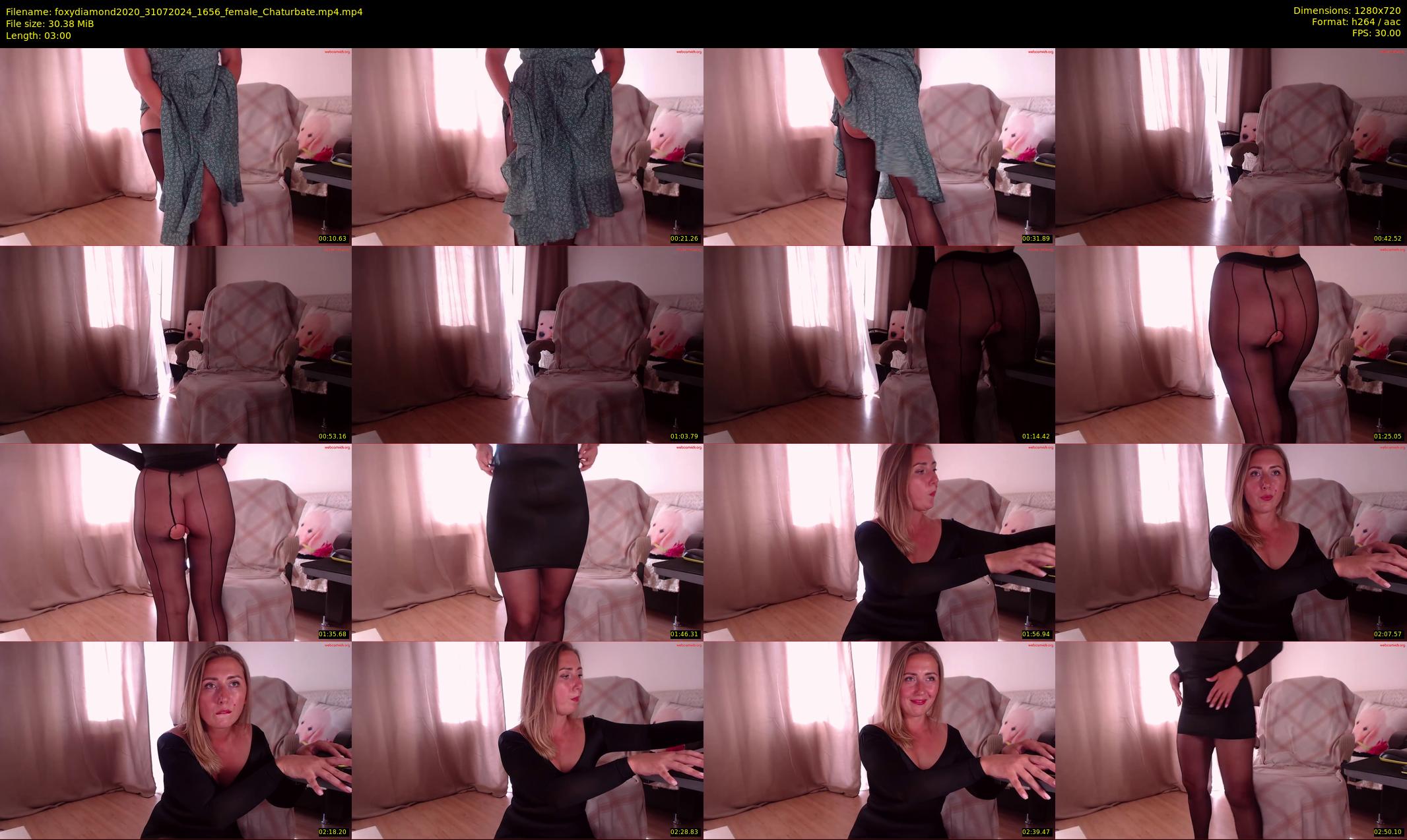 foxydiamond2020 — 3 minute Chaturbate female cam show recording, 720p, Jul 31, 2024