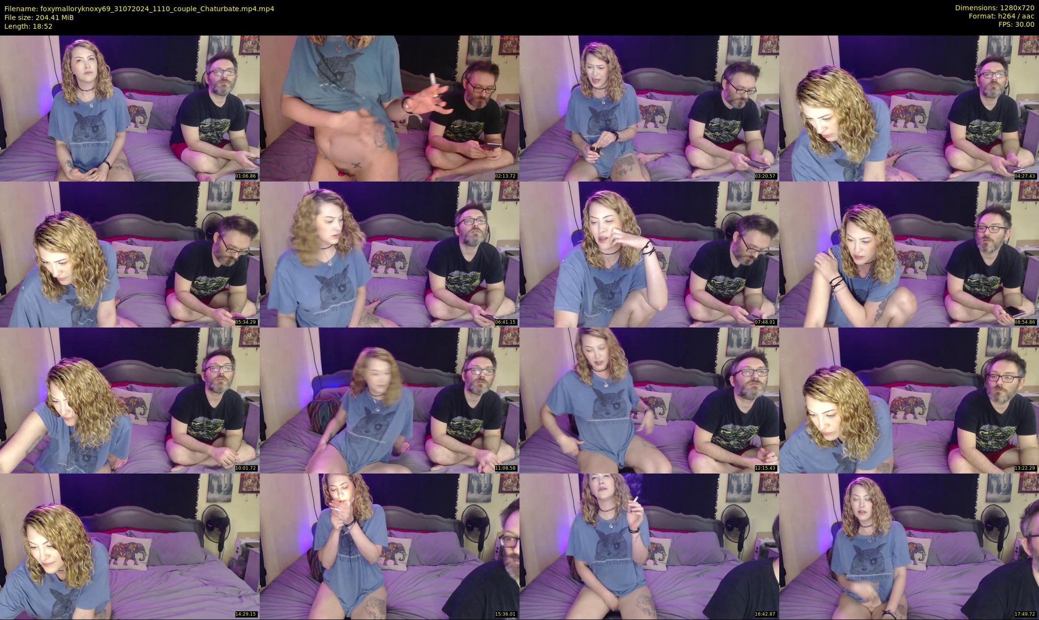 foxymalloryknoxy69 — 19 minute Chaturbate couple cam show recording, 720p, Jul 31, 2024