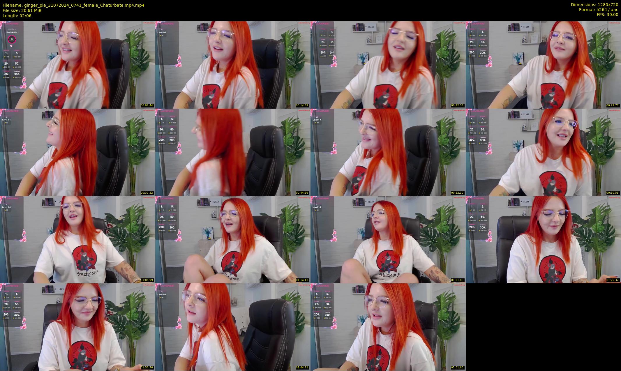 ginger_pie — 3 minute Chaturbate female cam show recording, 720p, Jul 31, 2024