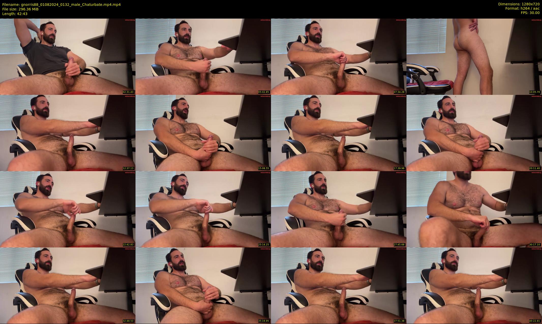 gnorris88 — 43 minute Chaturbate male cam show recording, 720p, Aug 1, 2024