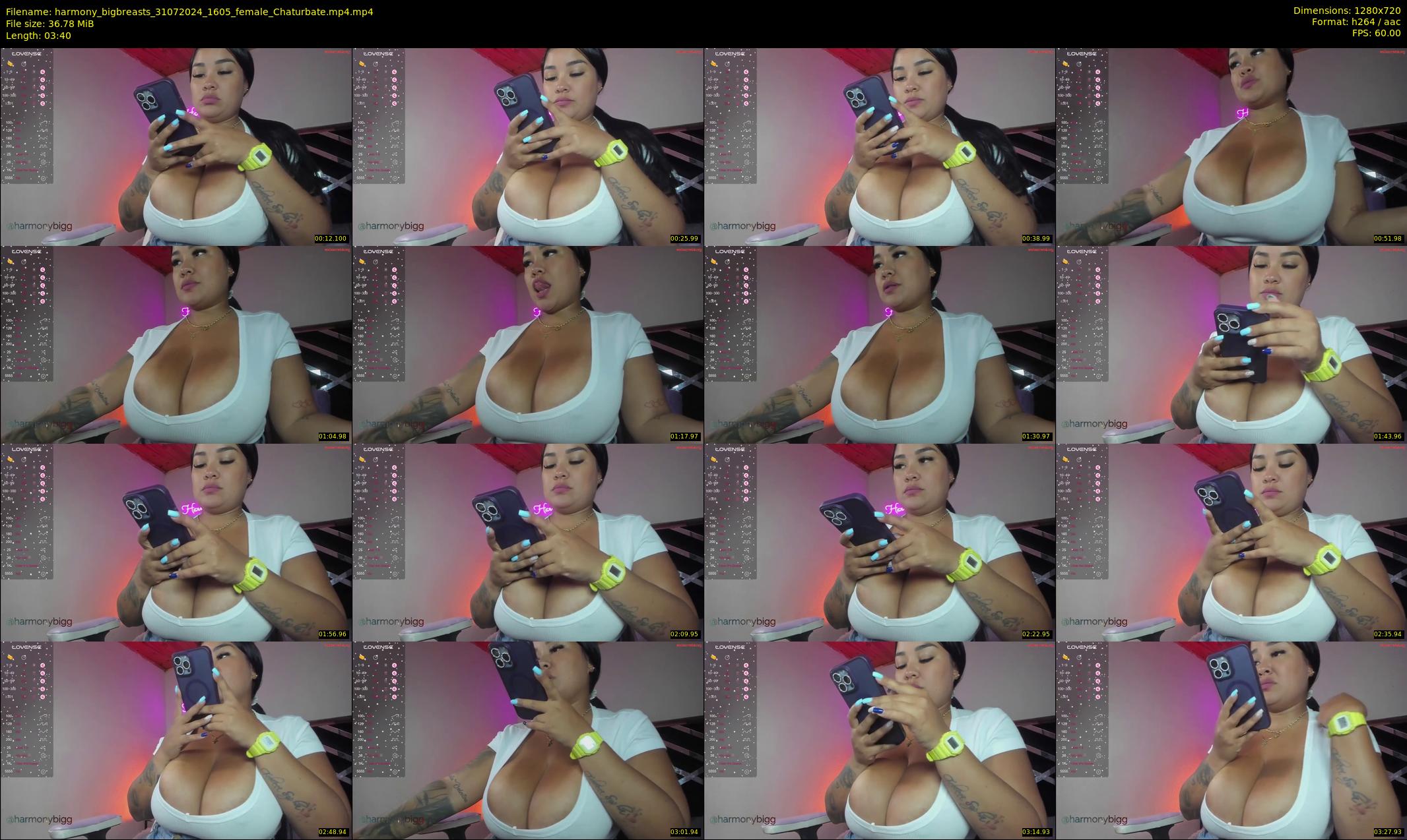harmony_bigbreasts — 4 minute Chaturbate female cam show recording, 720p, Jul 31, 2024