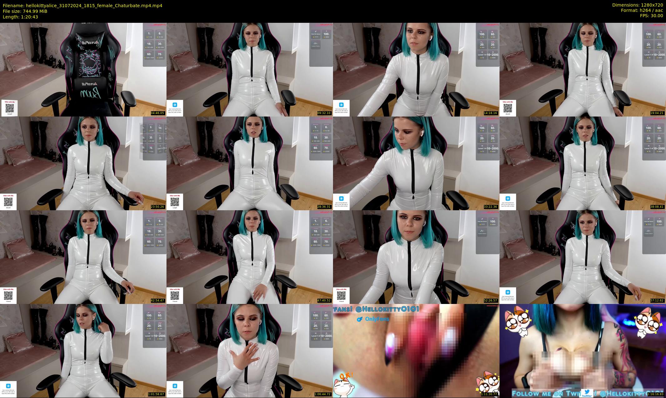 hellokittyalice — 81 minute Chaturbate female cam show recording, 720p, Jul 31, 2024