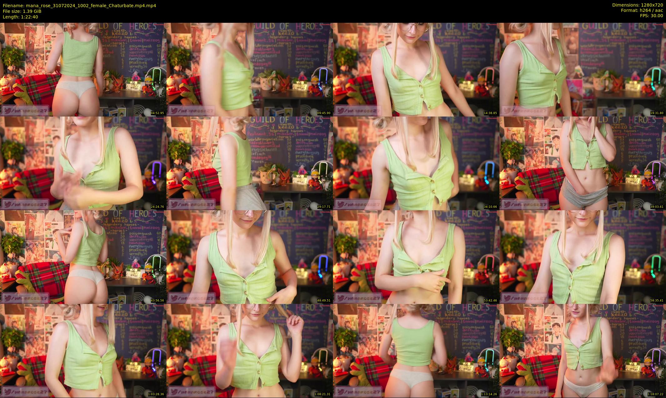 mana_rose — 83 minute Chaturbate female cam show recording, 720p, Jul 31, 2024