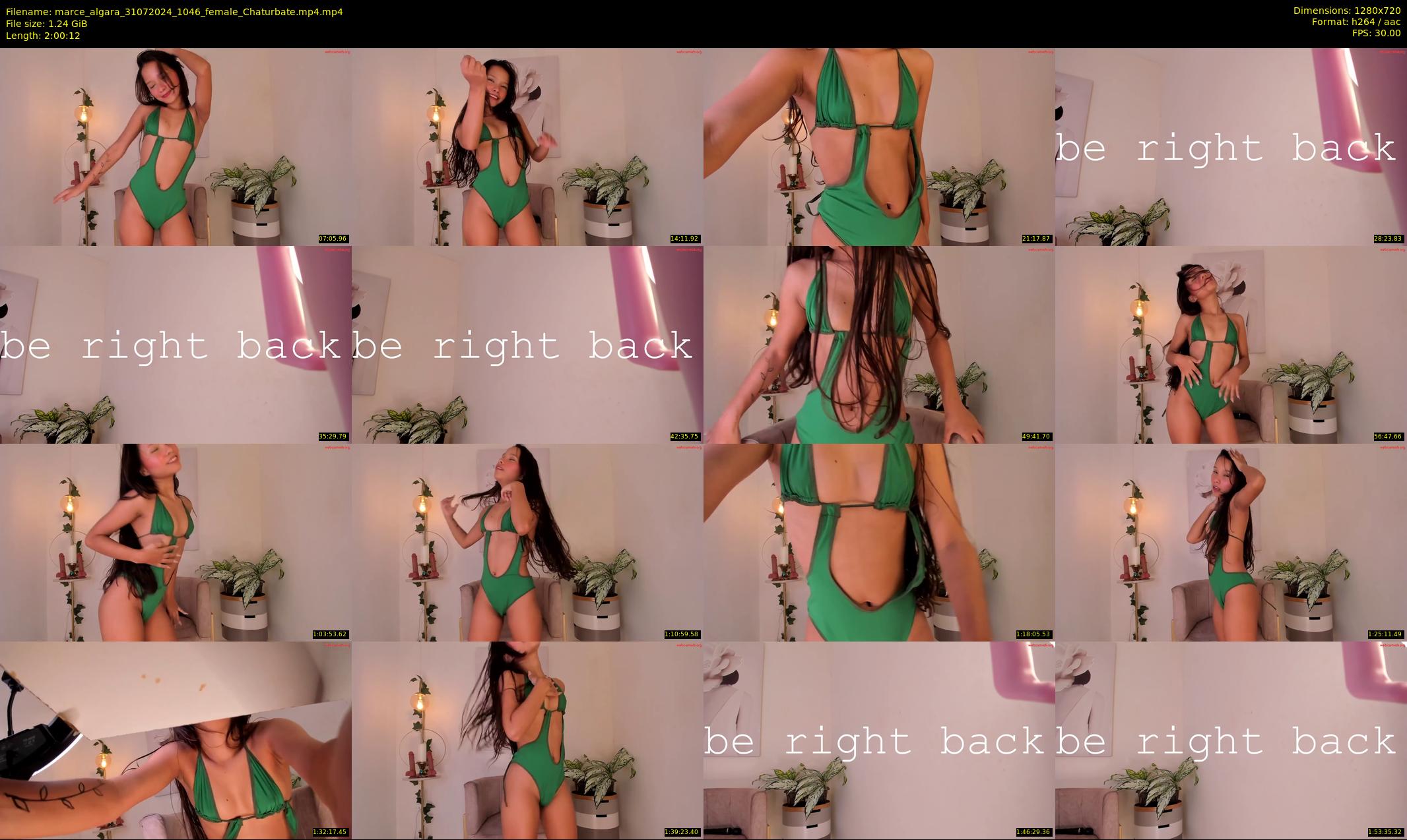 marce_algara — 121 minute Chaturbate female cam show recording, 720p, Jul 31, 2024
